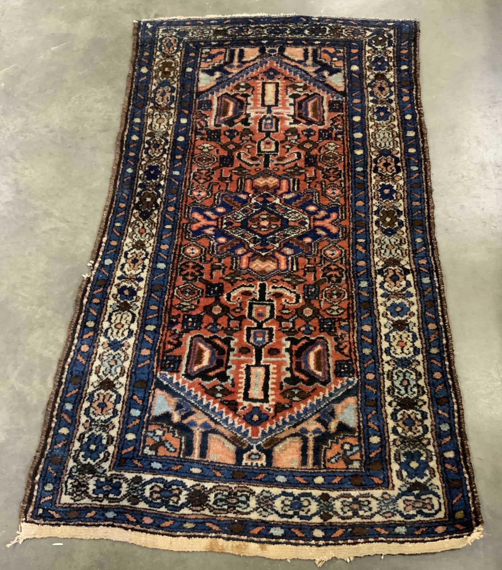Vintage Blue & Red Persian Rug (1 of 13)