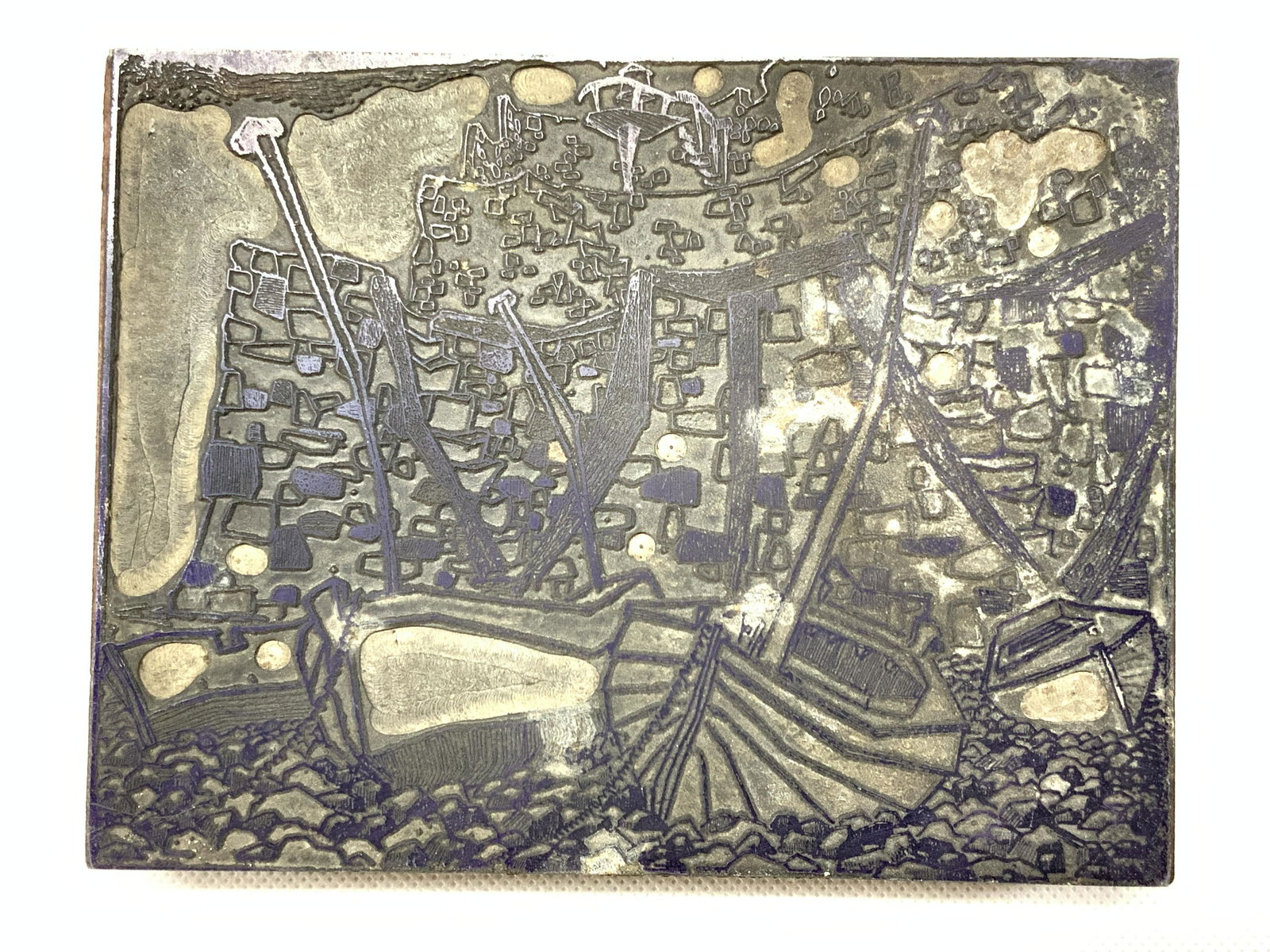 Vintage Large Crafted Rubber Stamp (1 of 8)