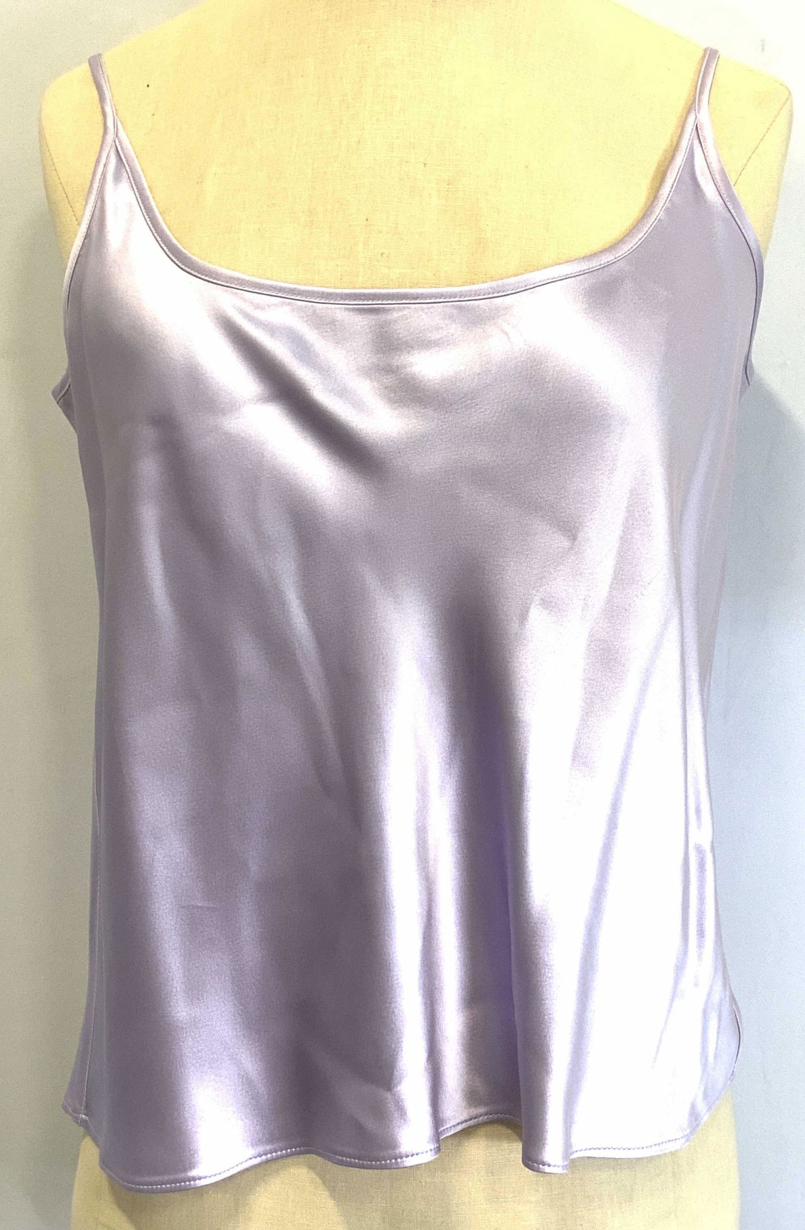 GIANFRANCO FERRE STUDIO Lavender Silk Like Blouse (1 of 7)