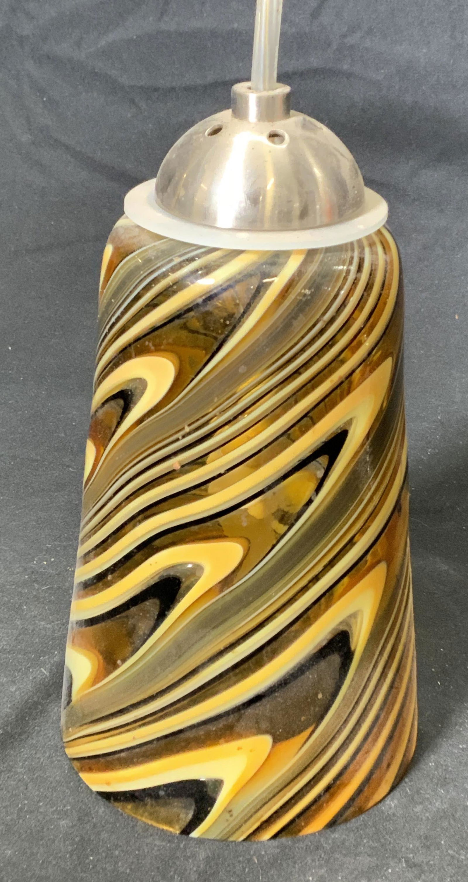 OGGETTI LUCE Handblown Glass Pendant Light Fixture (1 of 5)