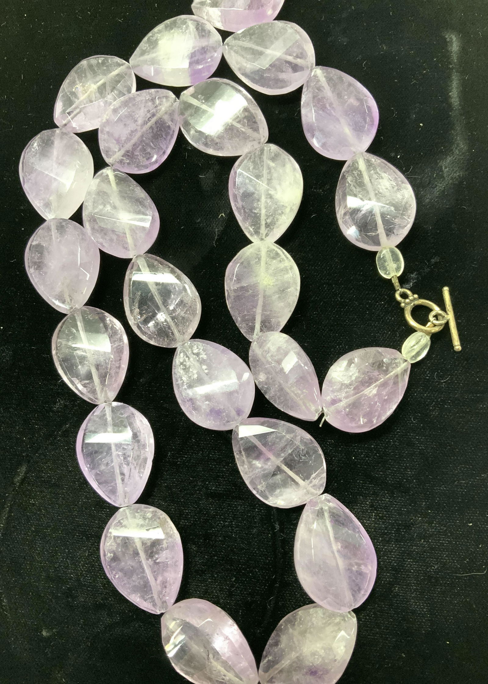 Faceted Amethyst Handmade Stone Necklace (1 of 6)