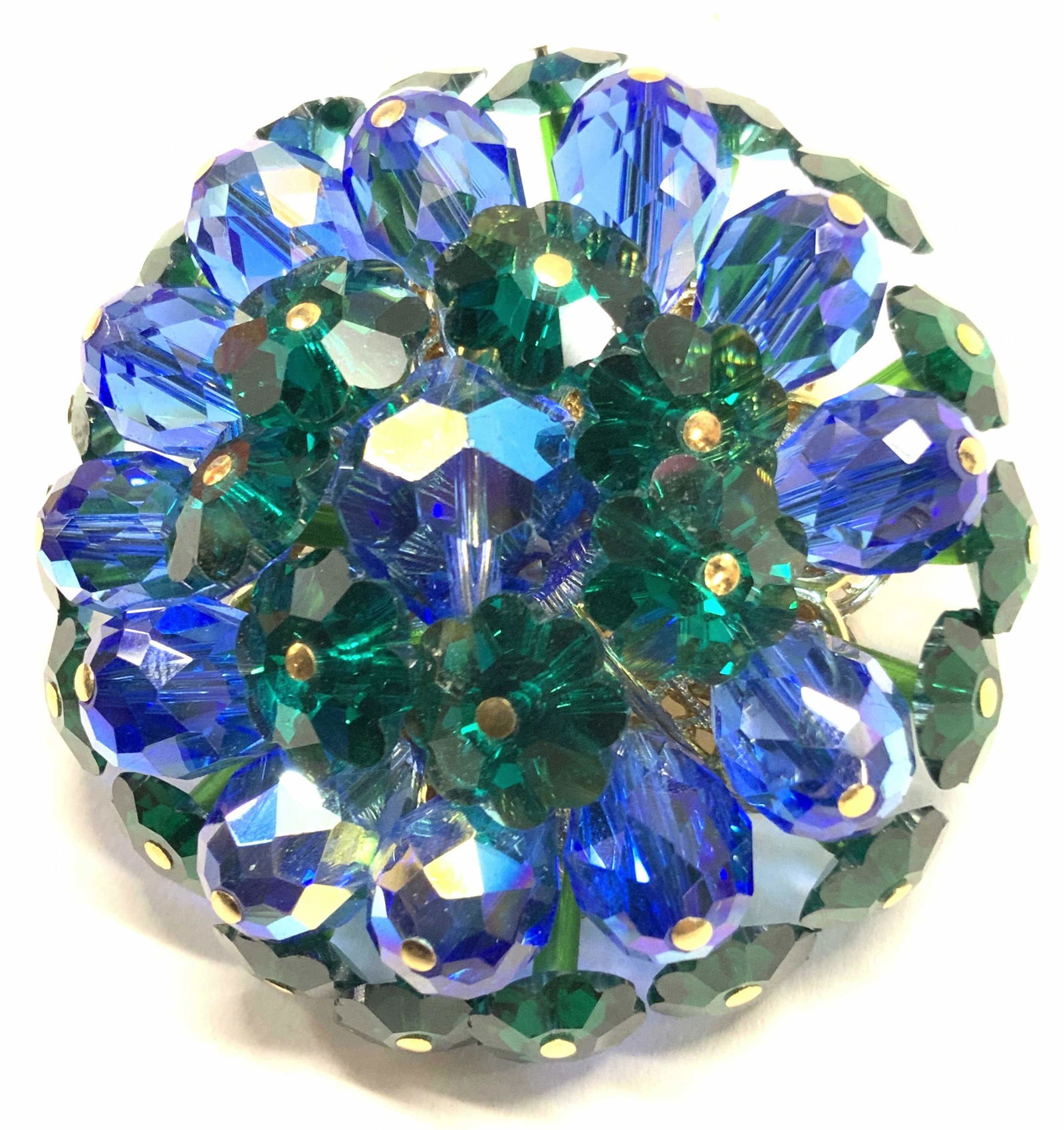 VENDOME Signed Cluster Statement Brooch (1 of 8)