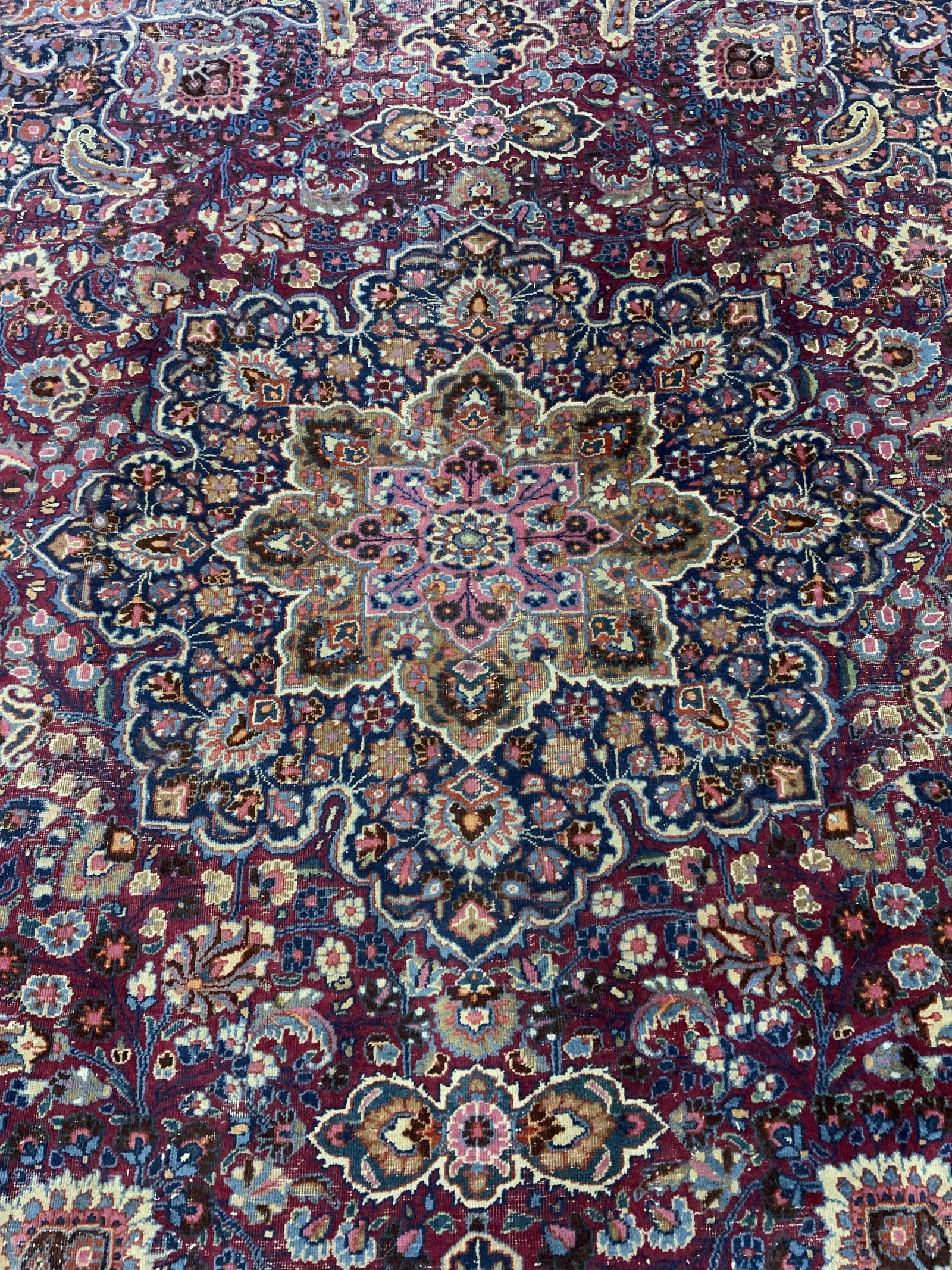 Vintage Handmade Oversized Persian Wool Rug (1 of 10)