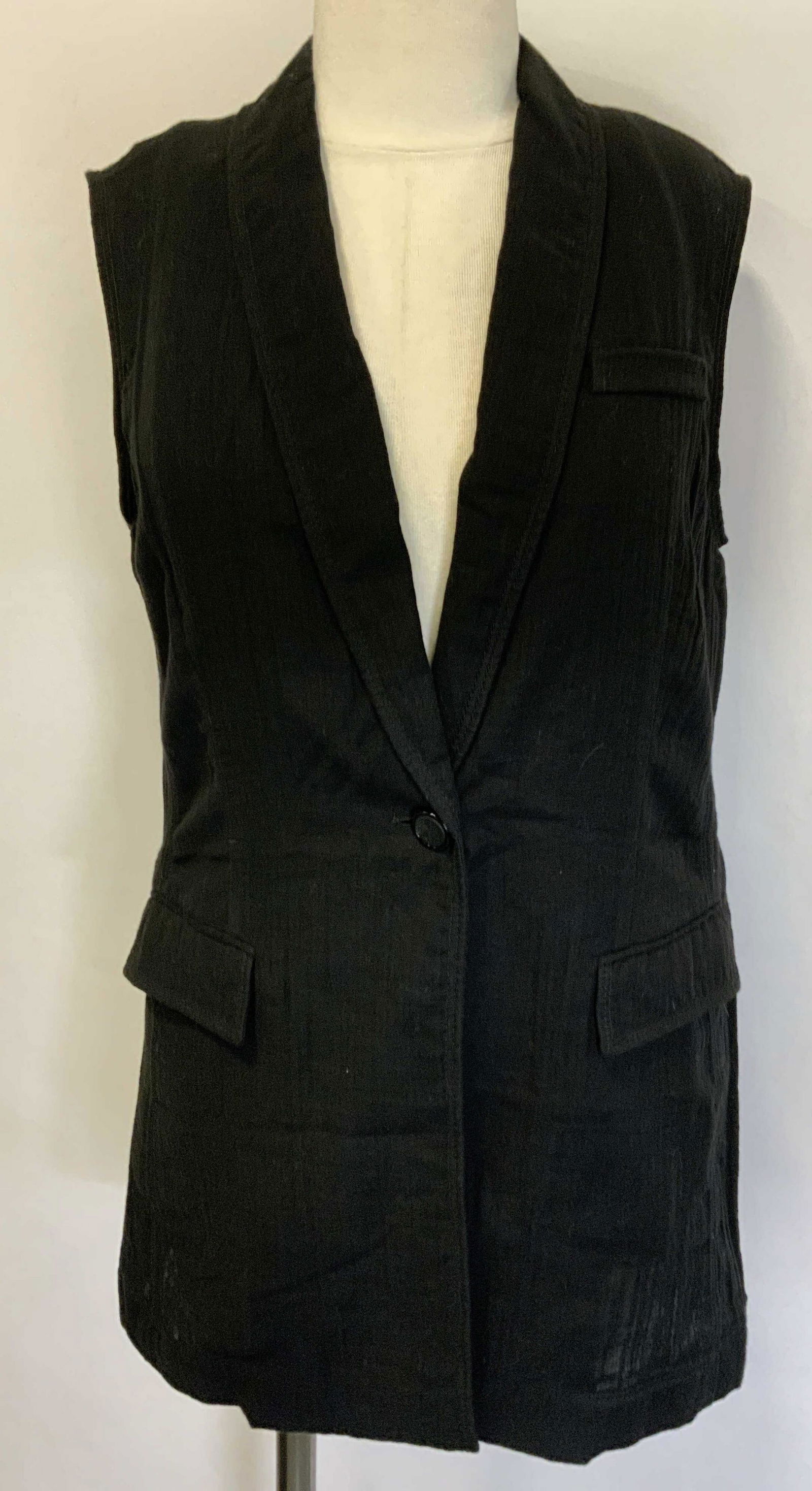 LAFAYETTE 148 Black Sleeveless Vest (1 of 5)