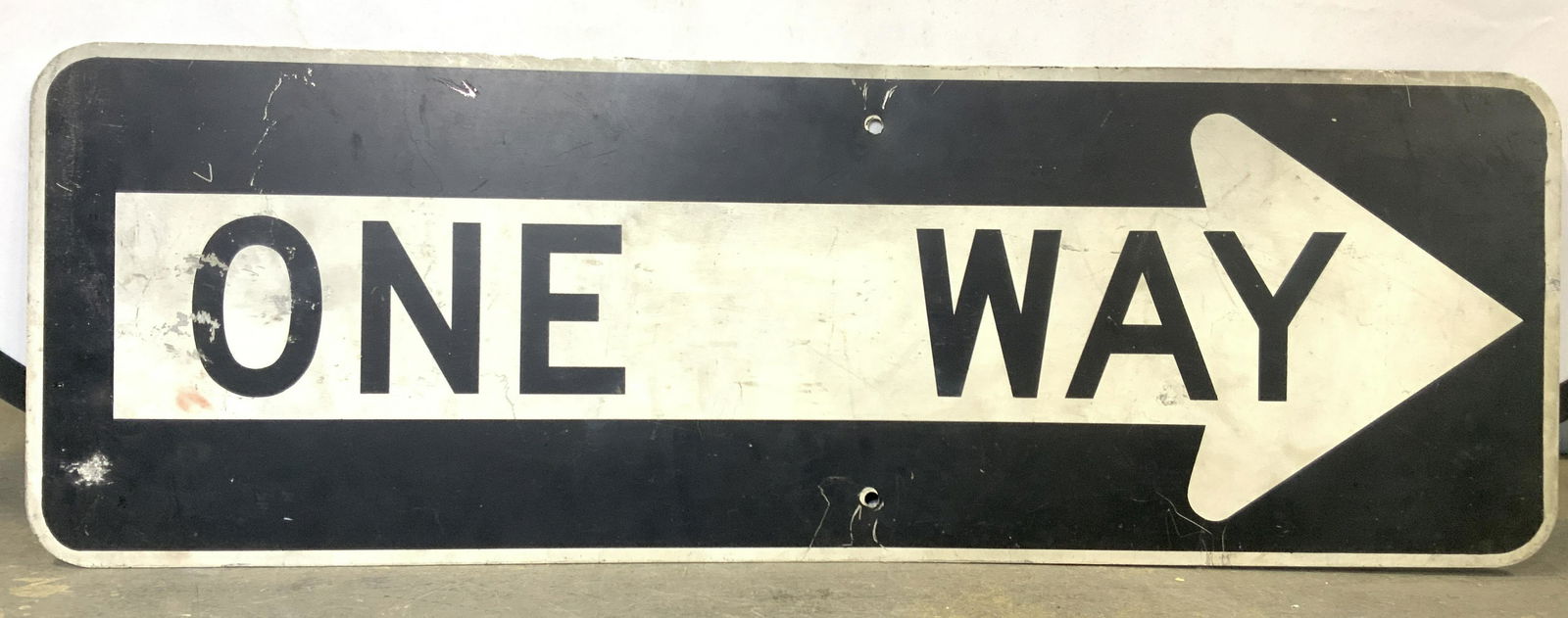 Double Sided XL One Way Road Sign (1 of 6)
