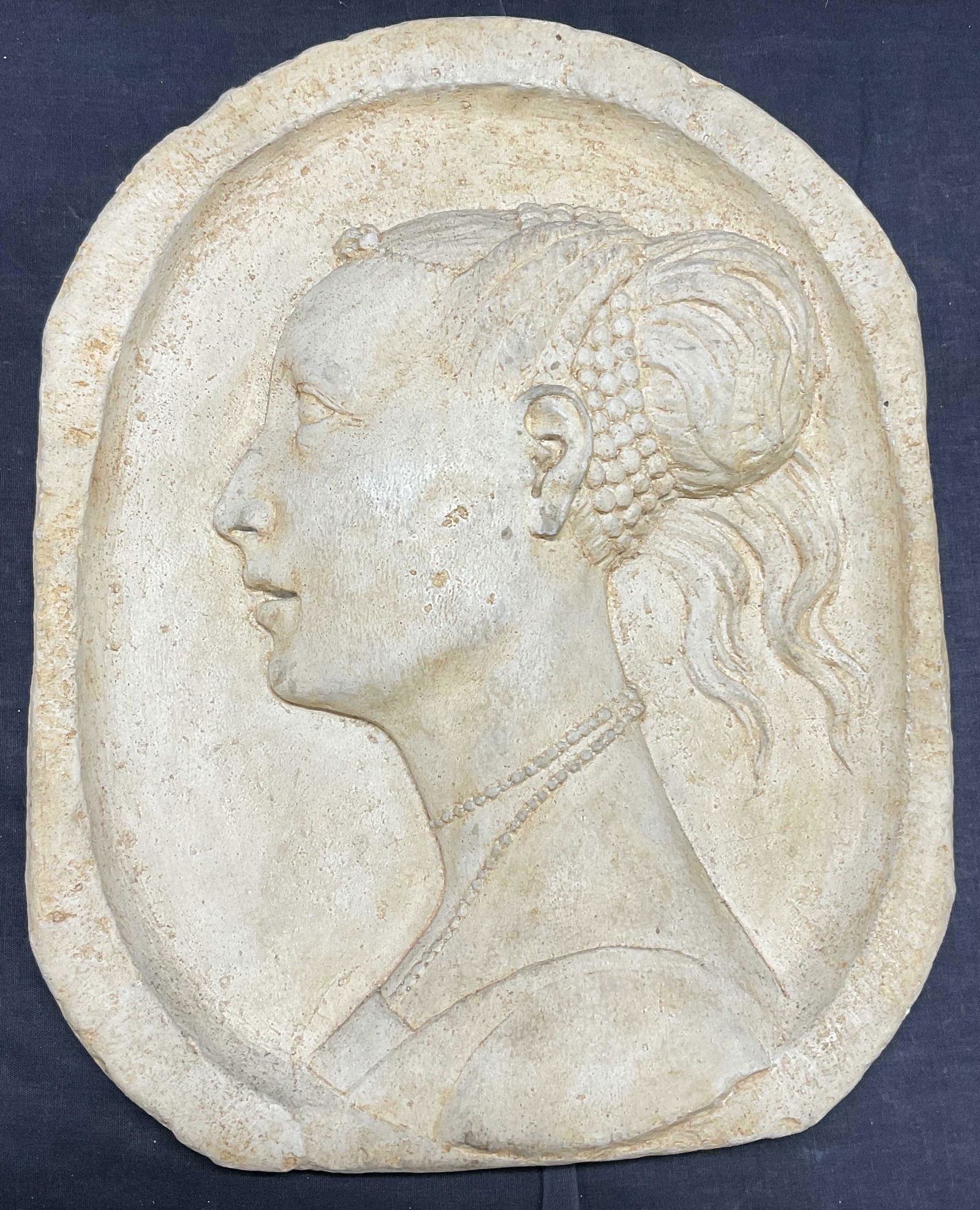 Plaster Replica of Batista Sforza Bust, (1 of 7)