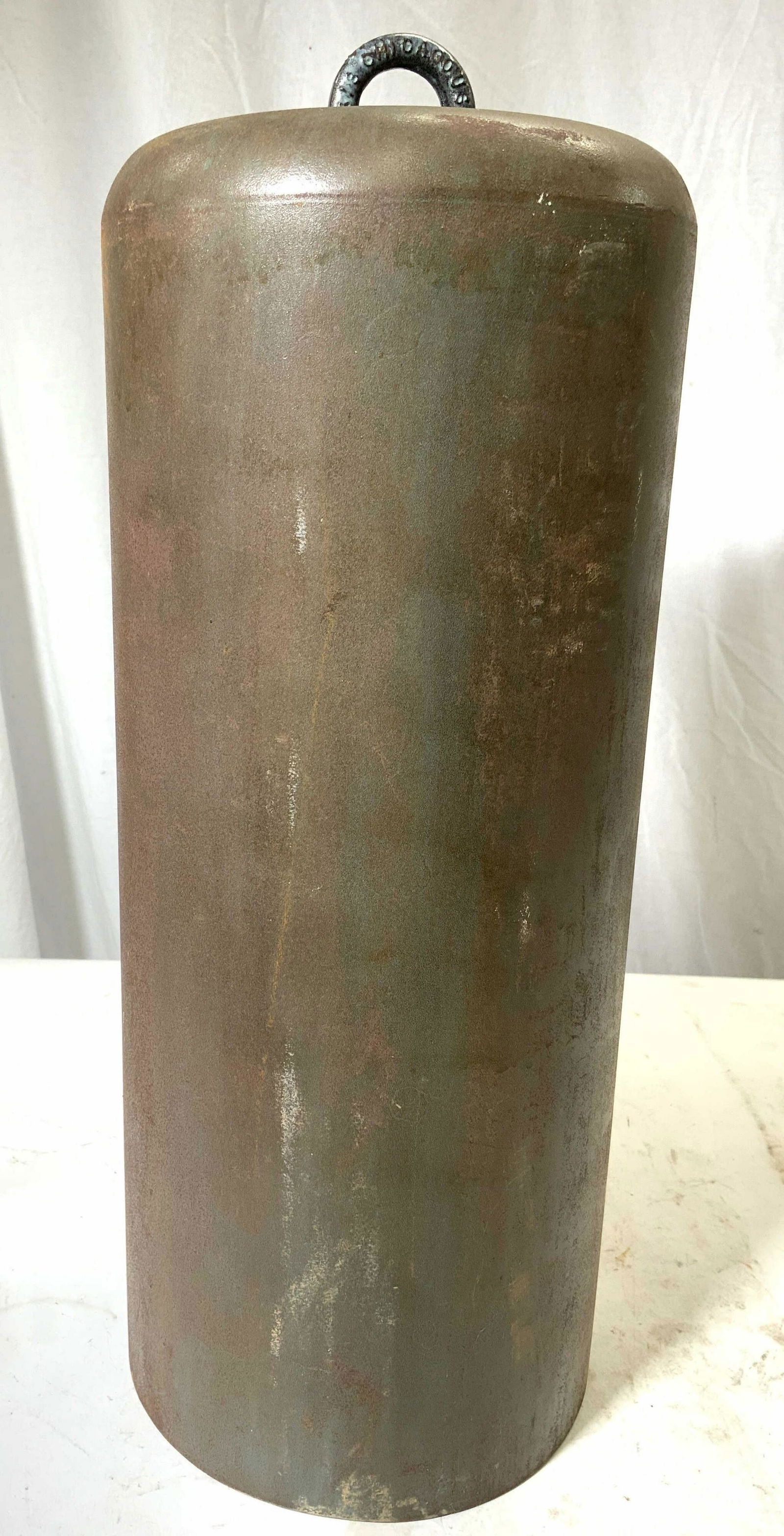 Antique Iron Bell Marked For Chicago USA (1 of 8)