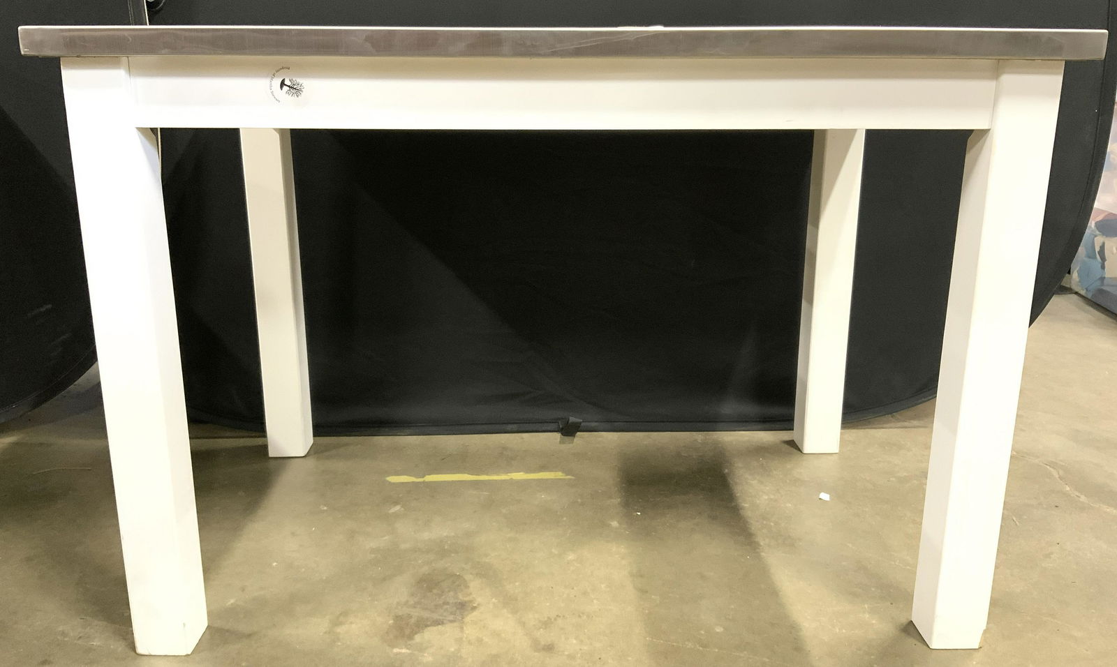 Martha Stewart Industrial Kitchen Table Metal Top (1 of 10)