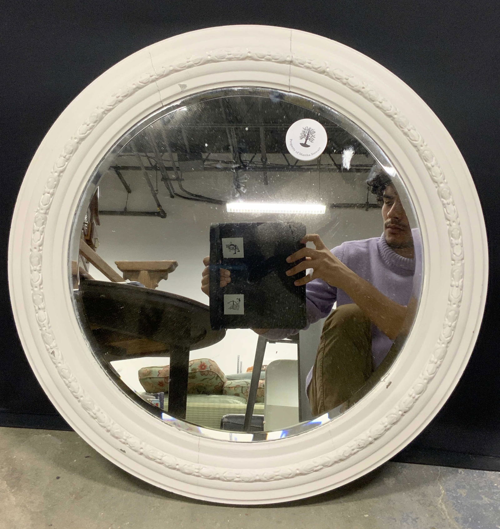 Martha Stewartâ€™s Vintage Style Round Wall Mirror (1 of 7)