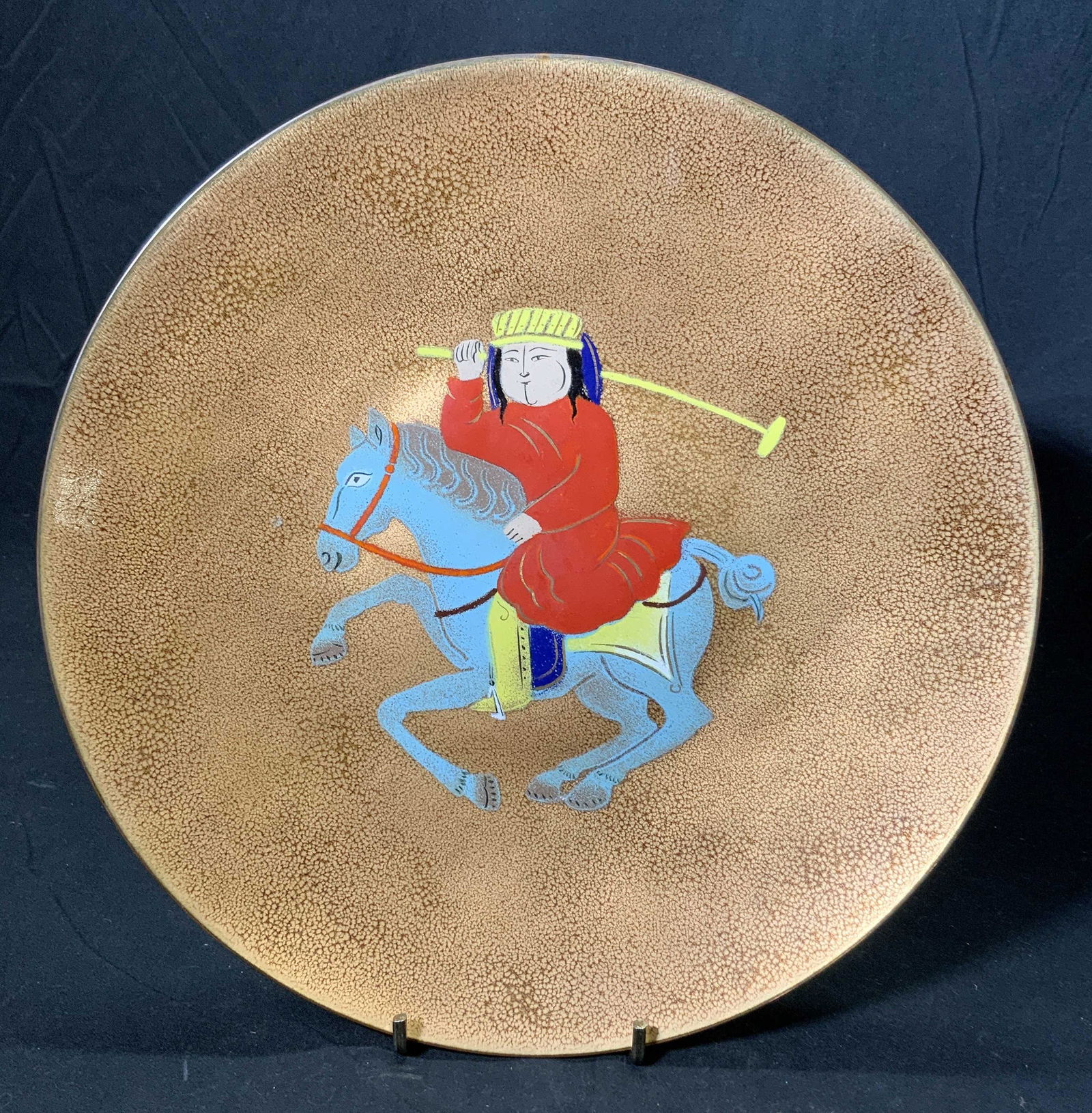 Mid Century Modern Artist Signed Copper Bowl (1 of 5)