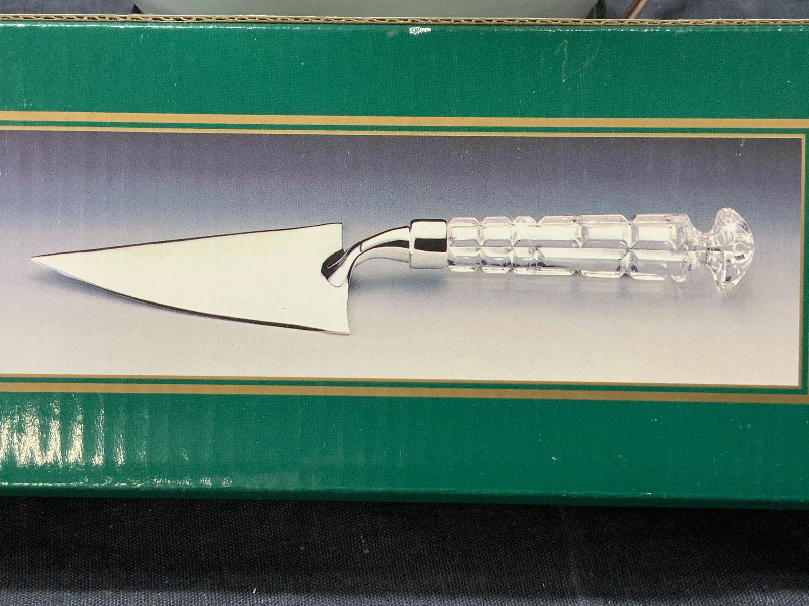 SHANNON Lead Crystal Handle Pastry Server, NIB (1 of 5)