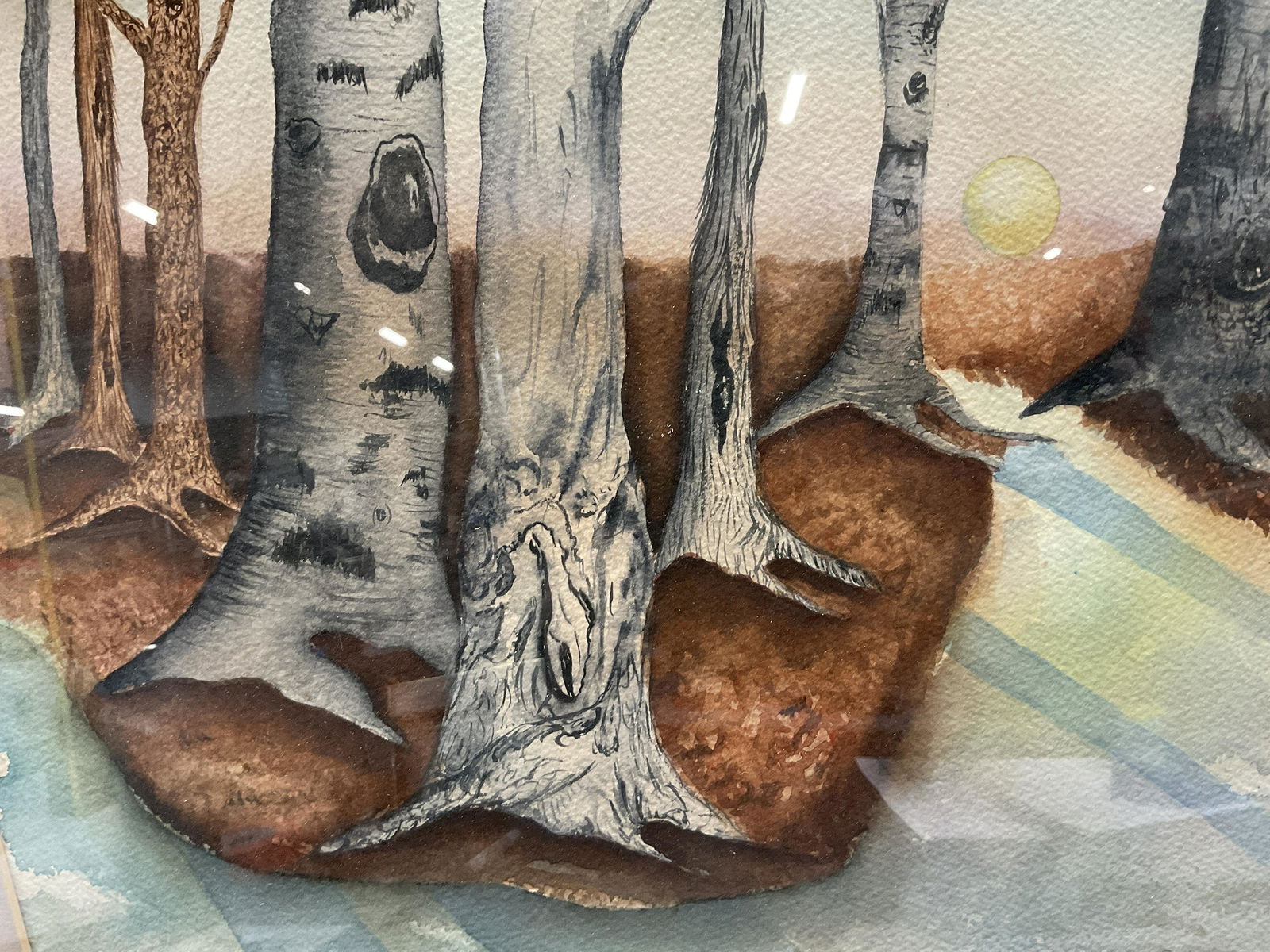 Watercolor Painting of a Landscape (1 of 8)