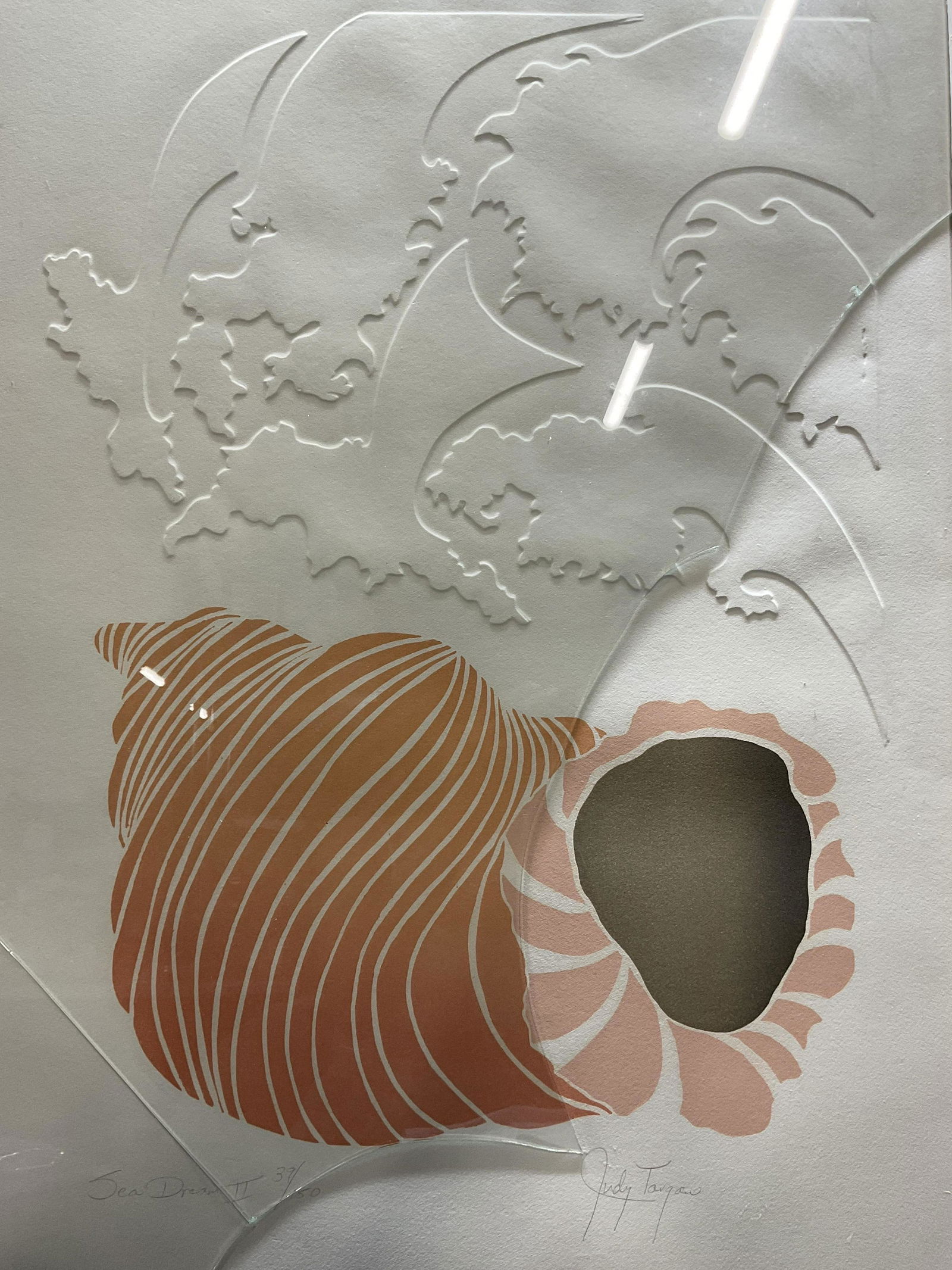 JUDY TARGAN Signed Numbered Embossed Lithograph (1 of 8)