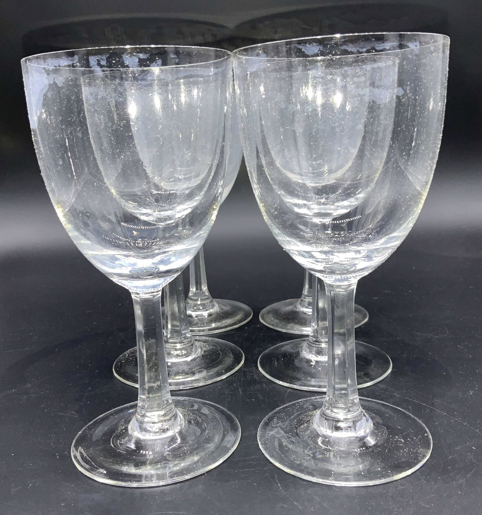 GRETCHEN Crystal Goblet Set 6 Org Box,W Ger: set 6 crystal goblets in the original box, vintage , Made in West Germany. Box has label that reads GRETCHEN GOBLETS STLEL SCHIFF ALTMAN CRYSTAL WEST GERMANY. Some chipping observed. Crystal ware, Cry