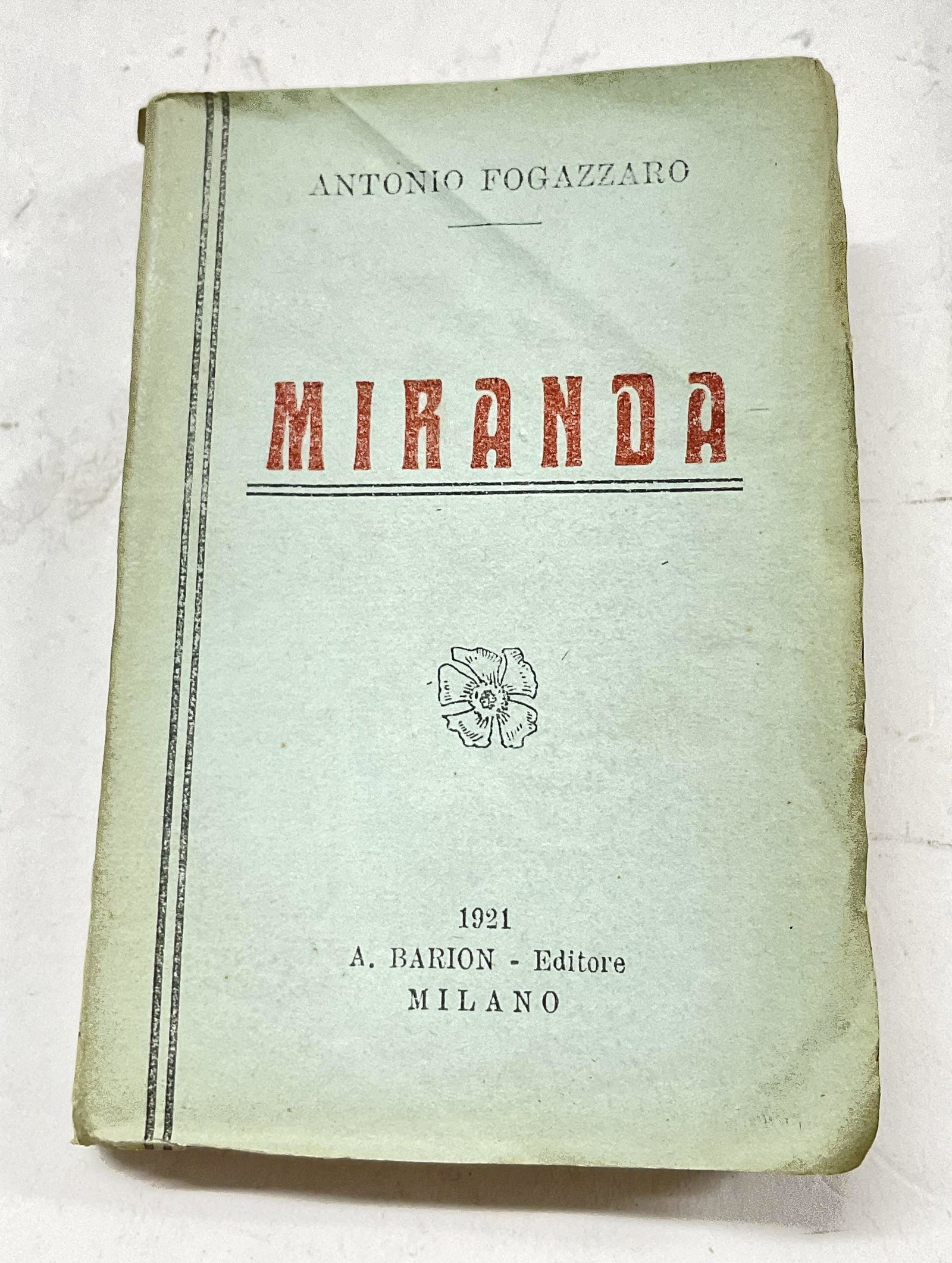Antique Miniature Book, Miranda by A. Fogazzaro (1 of 5)