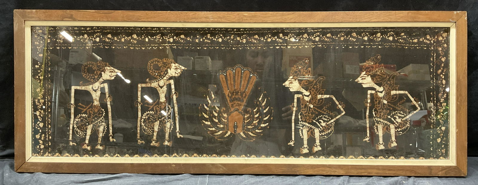 Indonesian Wayang Puppet Textile Artwork (1 of 6)