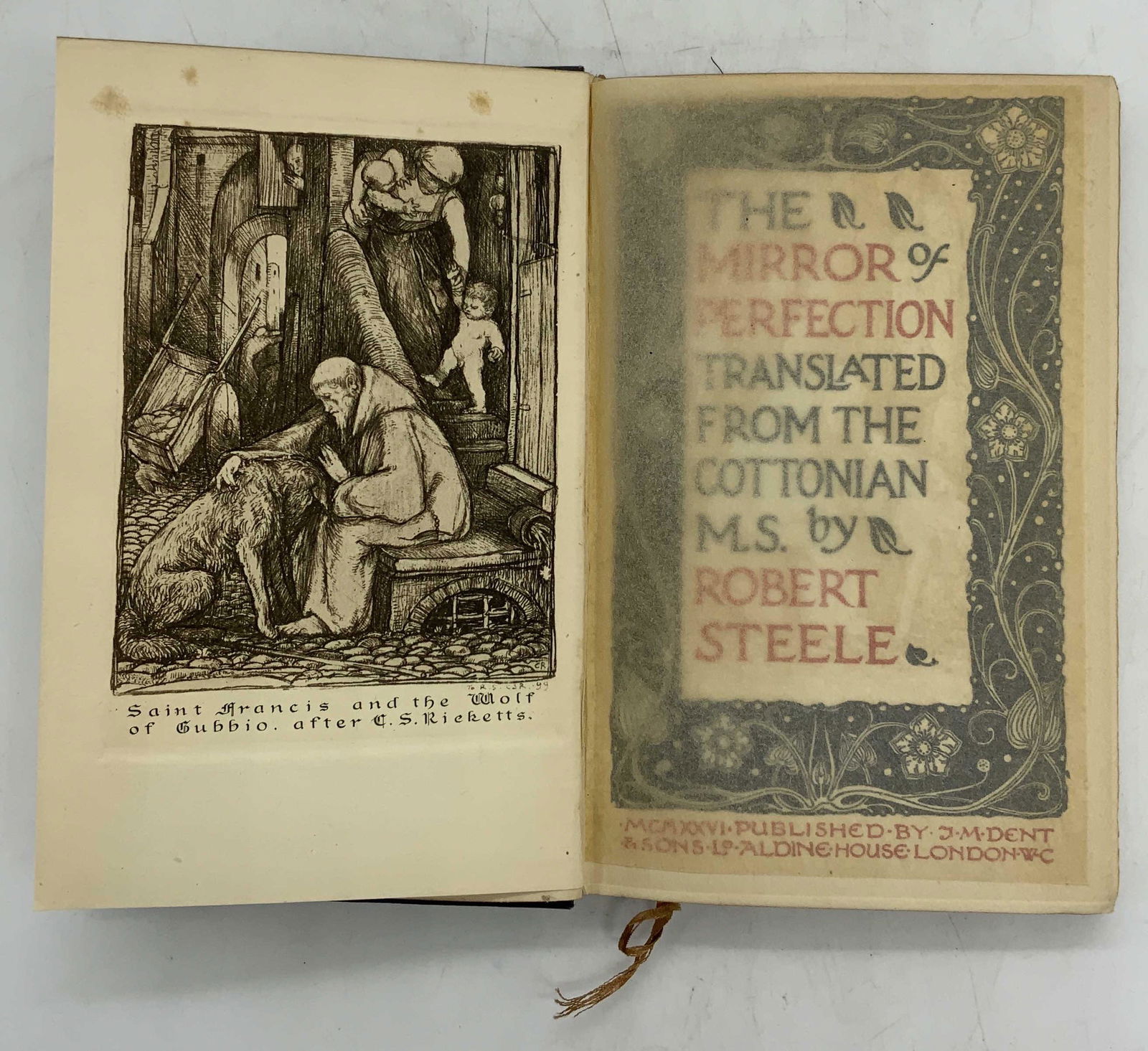 Vtg 1926 The Mirror of Perfection, English (1 of 6)