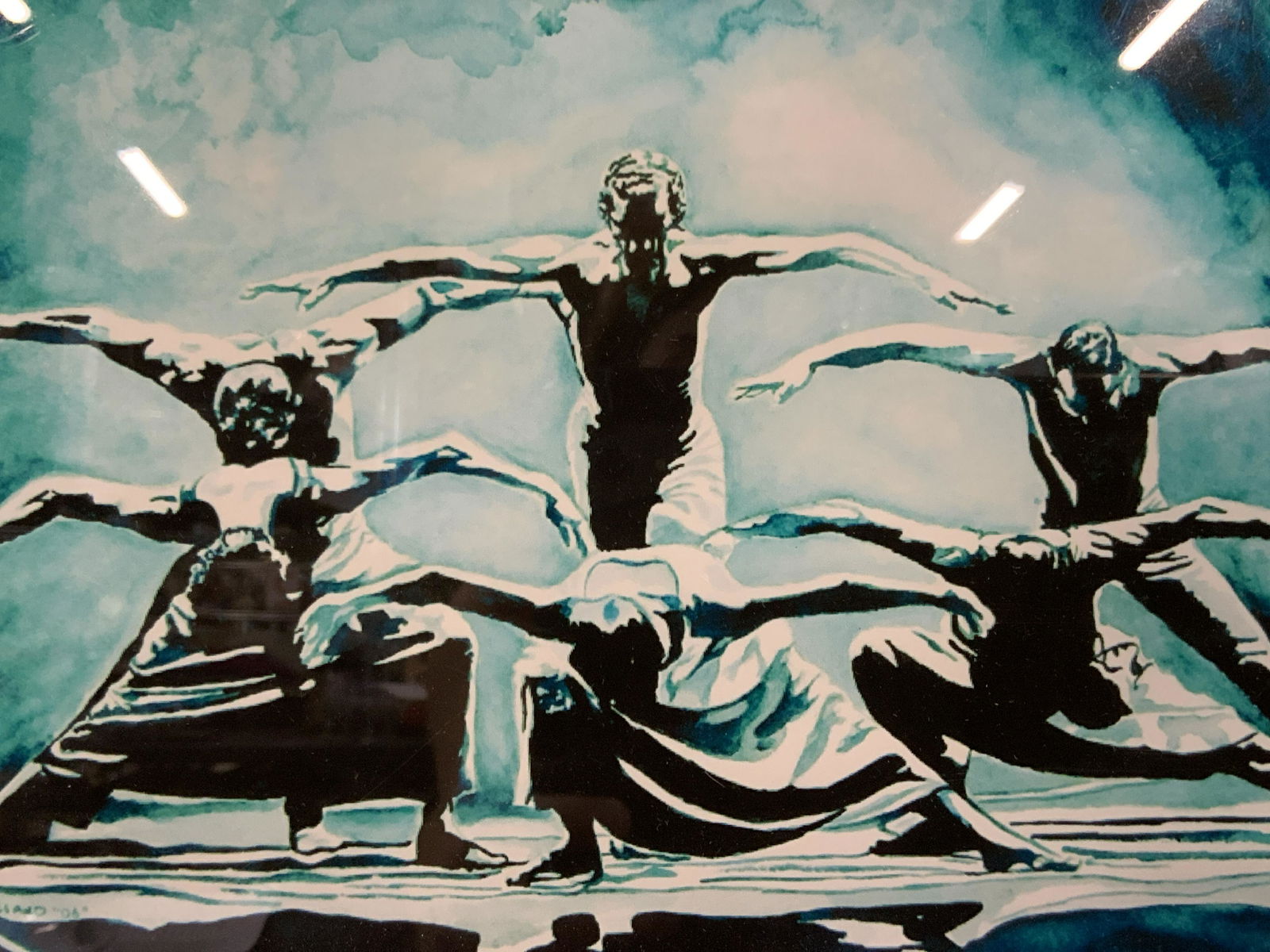 Framed Watercolor Style Digital Lithograph (1 of 8)