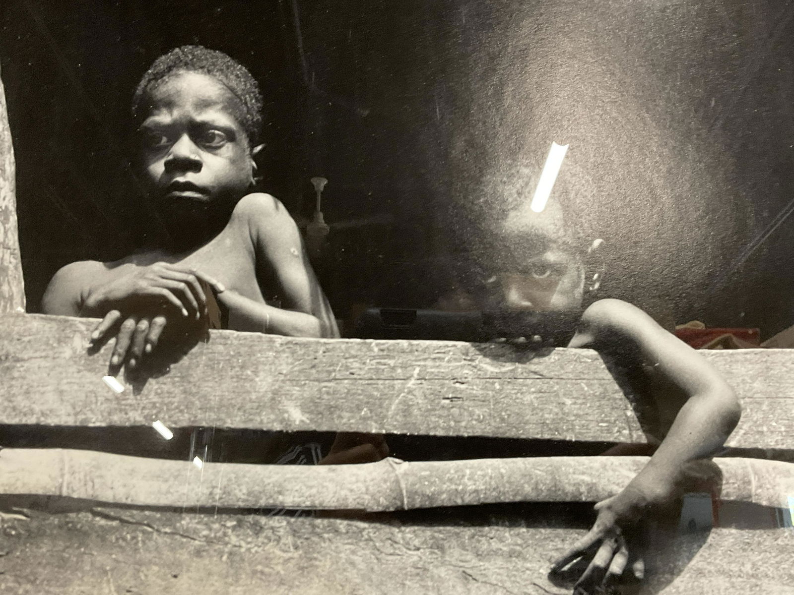 HOWARD N Signed Photograph of Two Boys (1 of 7)