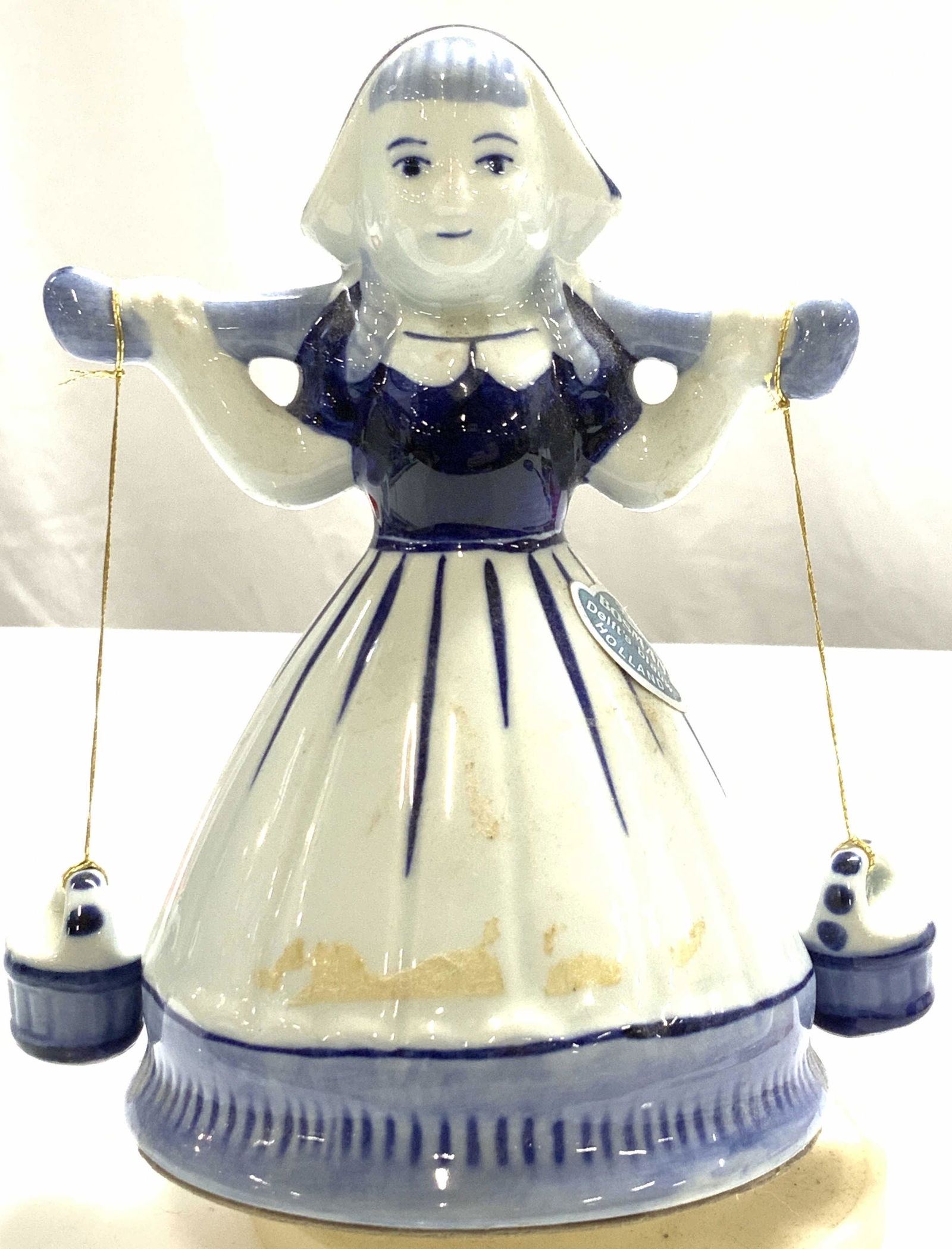 Bosman Delfts Porcelain Figural Music Box, Holland (1 of 5)
