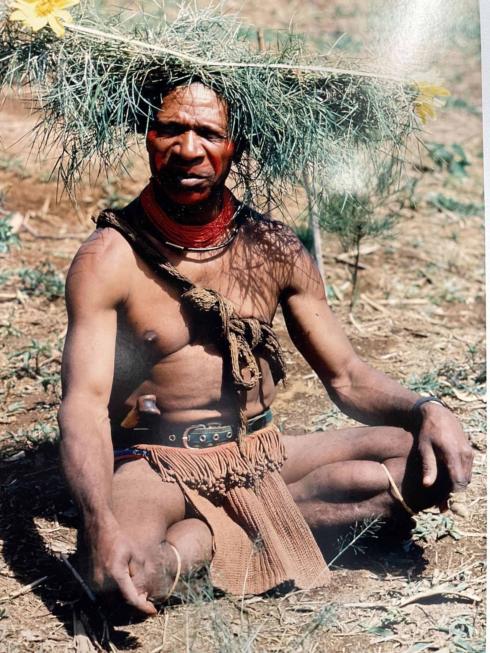 HOWARD N Signed photograph of Indigenous Man (1 of 6)