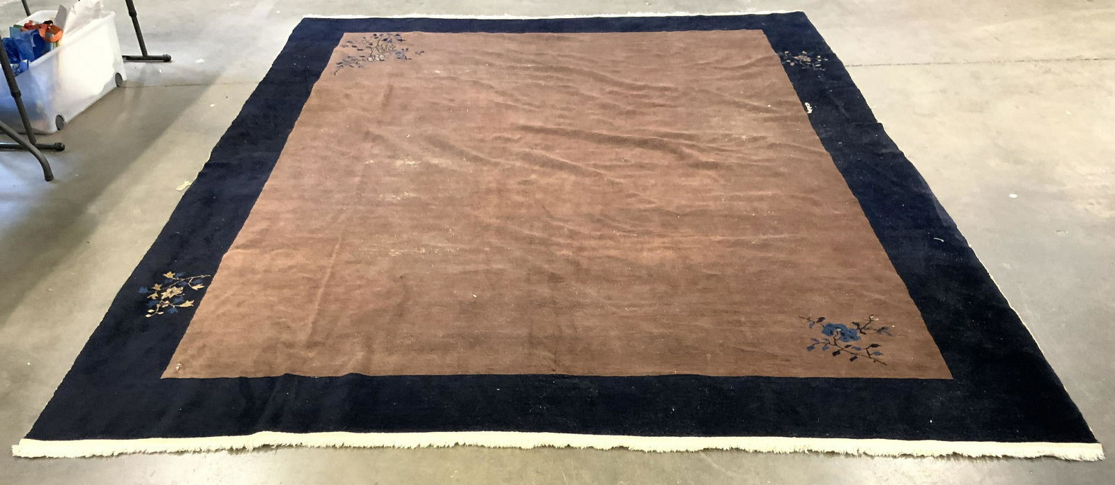 Handmade Chinese Art Deco Wool Pile Rug (1 of 8)