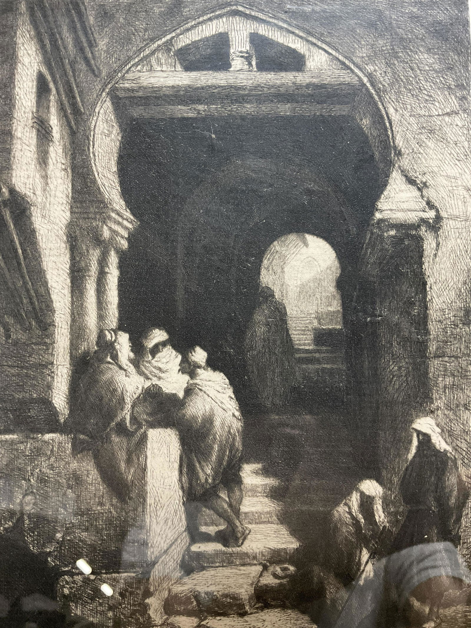 STEPHEN FERRIS Etching of Algiers (1 of 5)