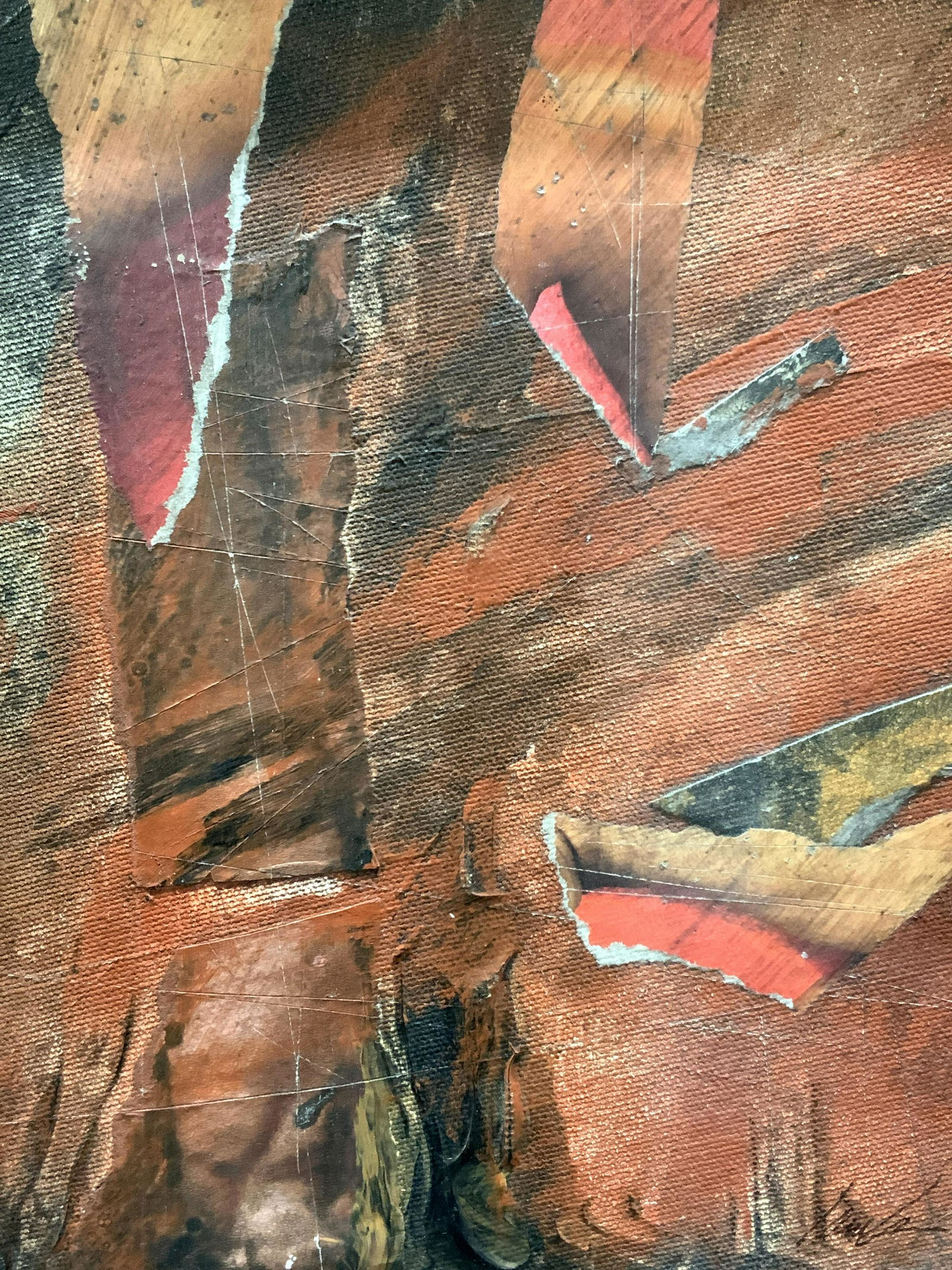 Framed Signed  JAIME SUAREZ Mixed Media Collage (1 of 9)