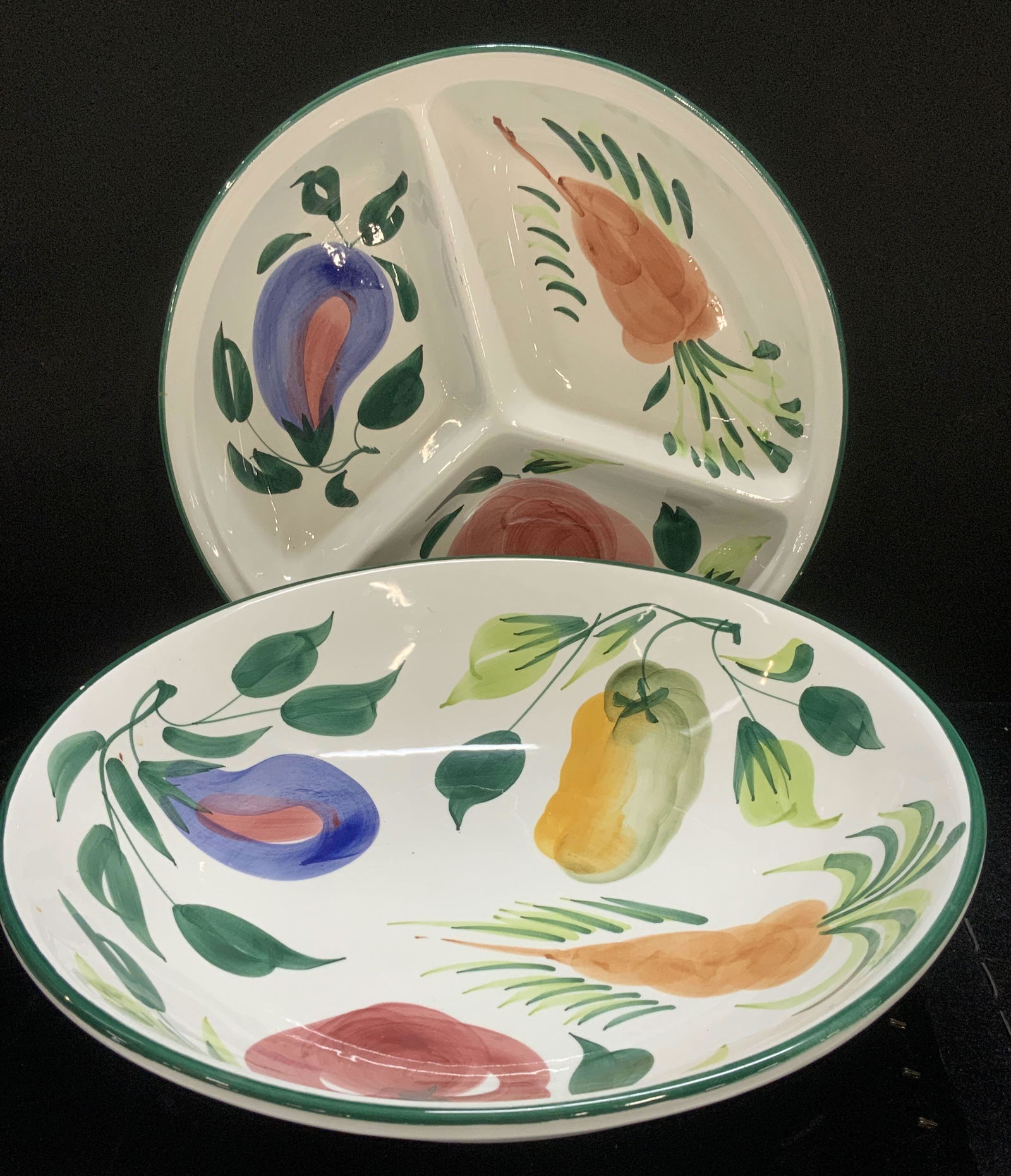Pr Signed Italian Made Ceramic Deruta Tableware (1 of 7)