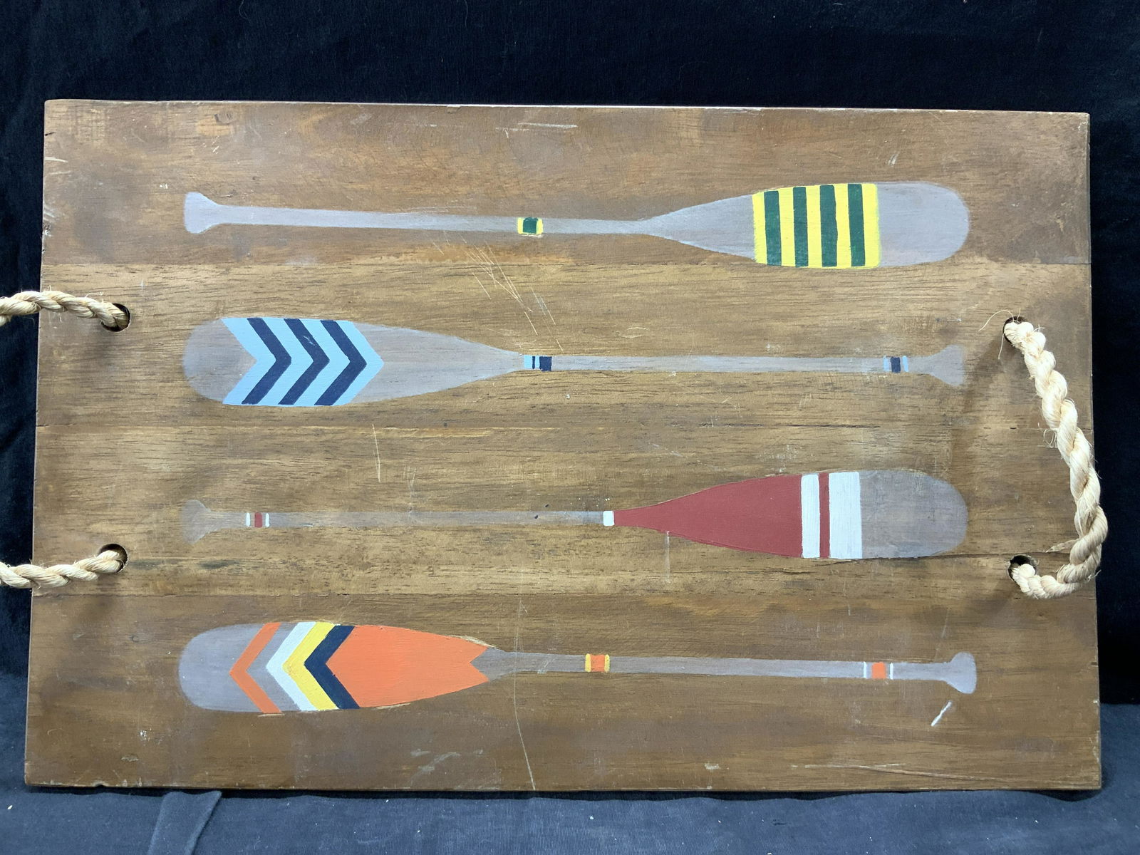 Hand Crafted & Painted Wooden Tray (1 of 10)