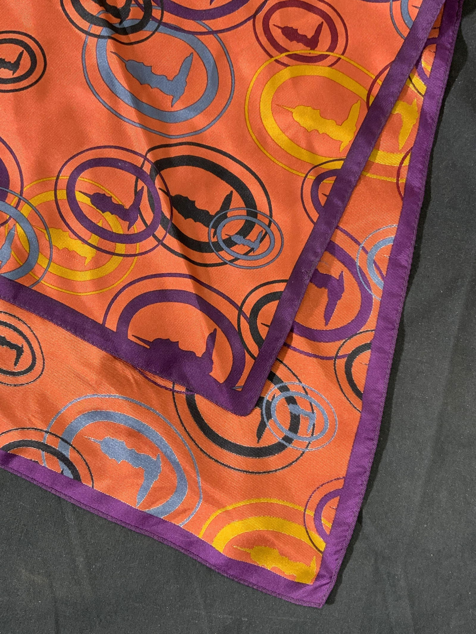TRUSSARDI Luxury Italian Multi Tone Scarf (1 of 7)