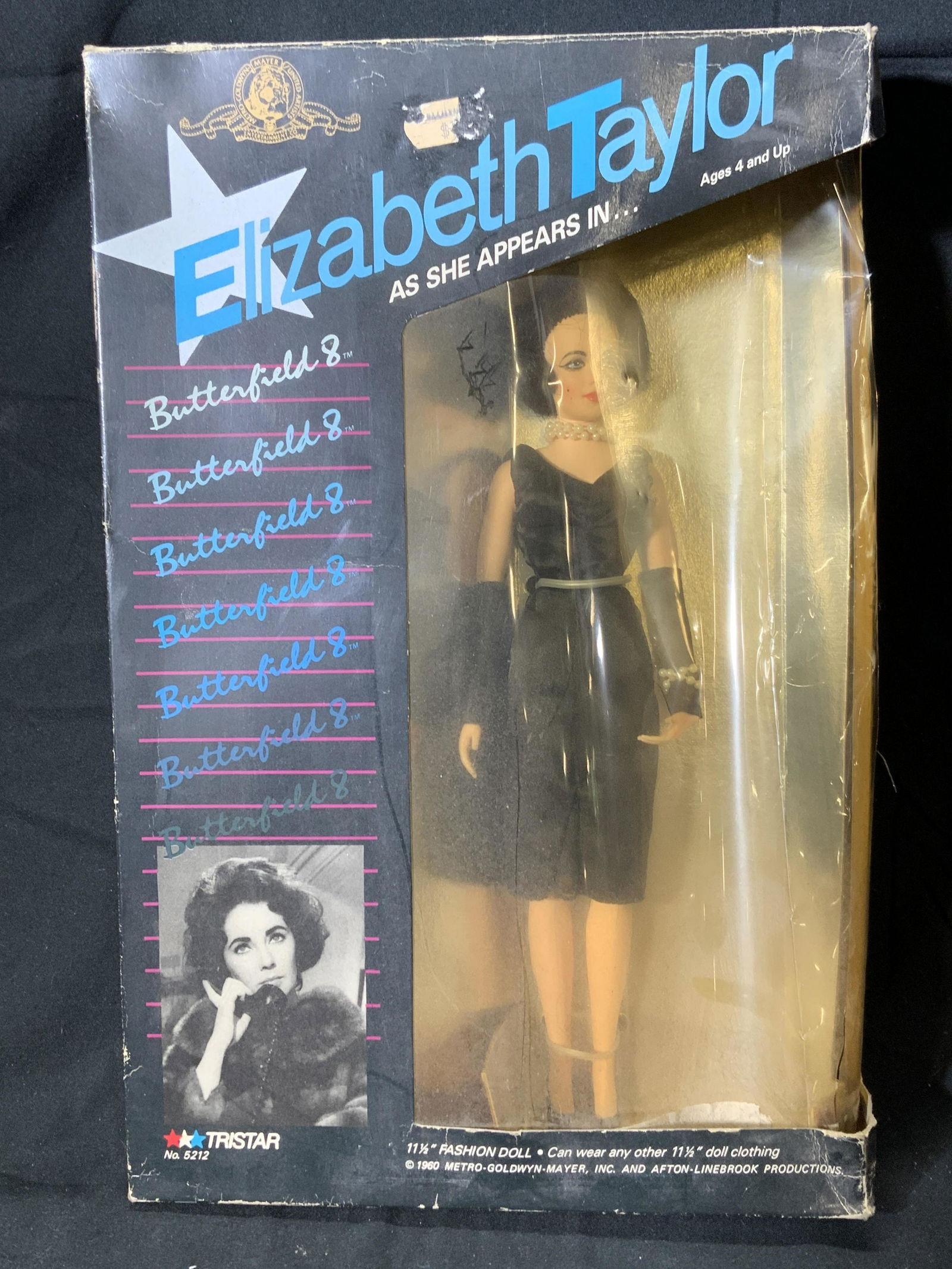 Vtg ELIZABETH TAYLOR Butterfield 8 Doll in Box (1 of 5)