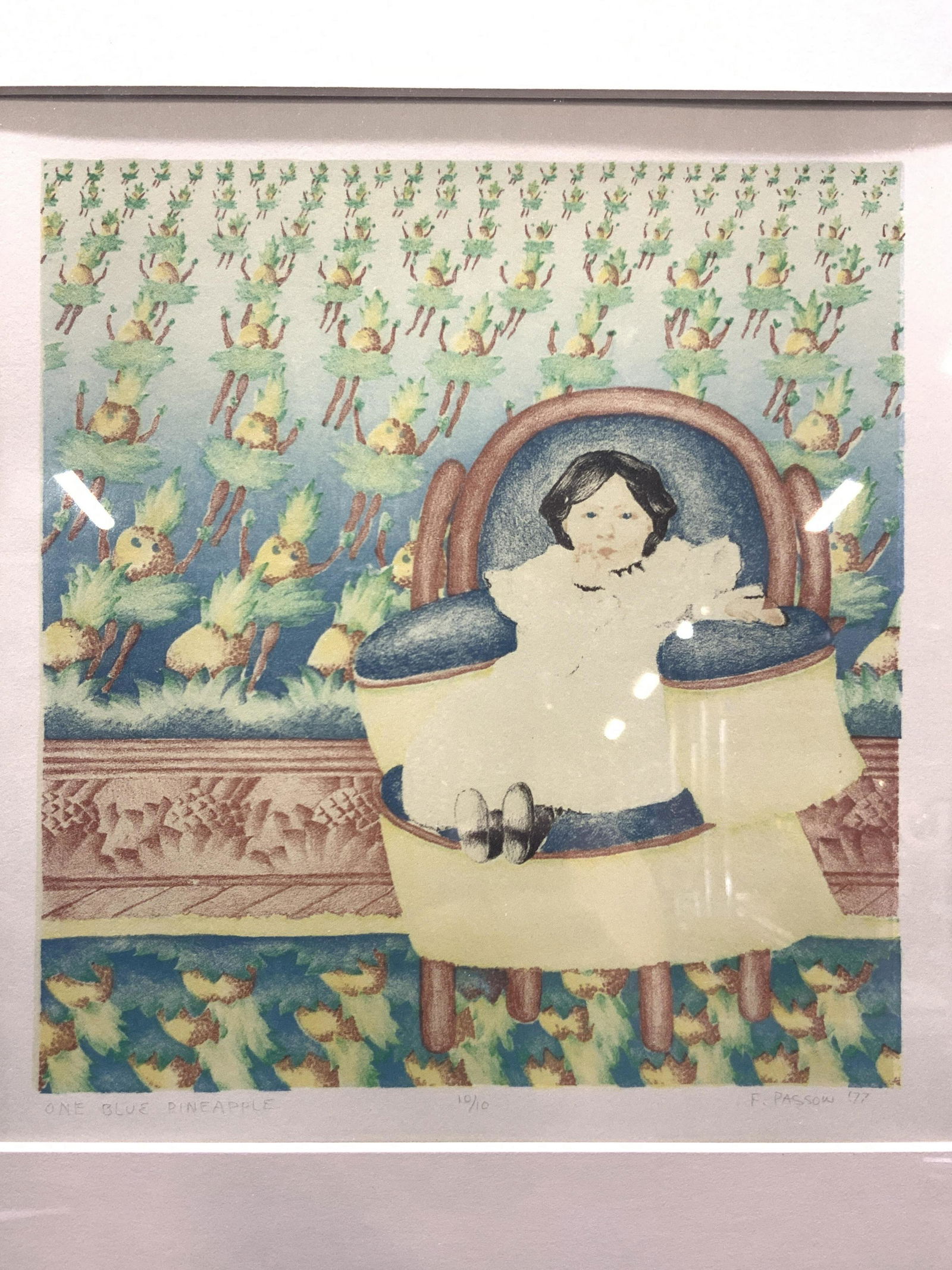 Frames Signed F.Passon Block Cut Impression Print (1 of 11)