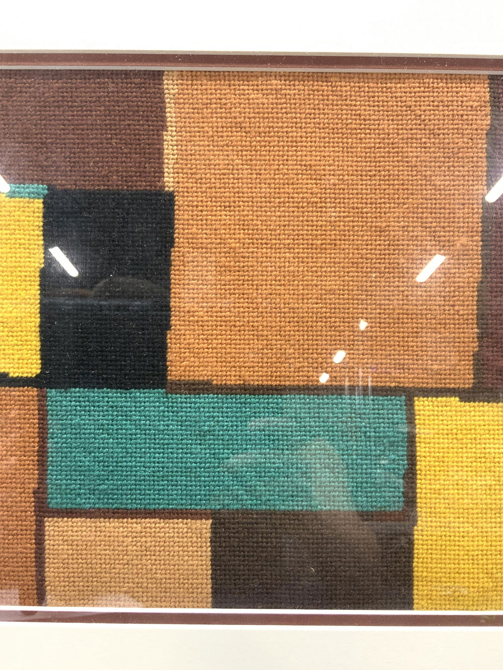 Framed Color Block Cross Stitch Pattern (1 of 8)