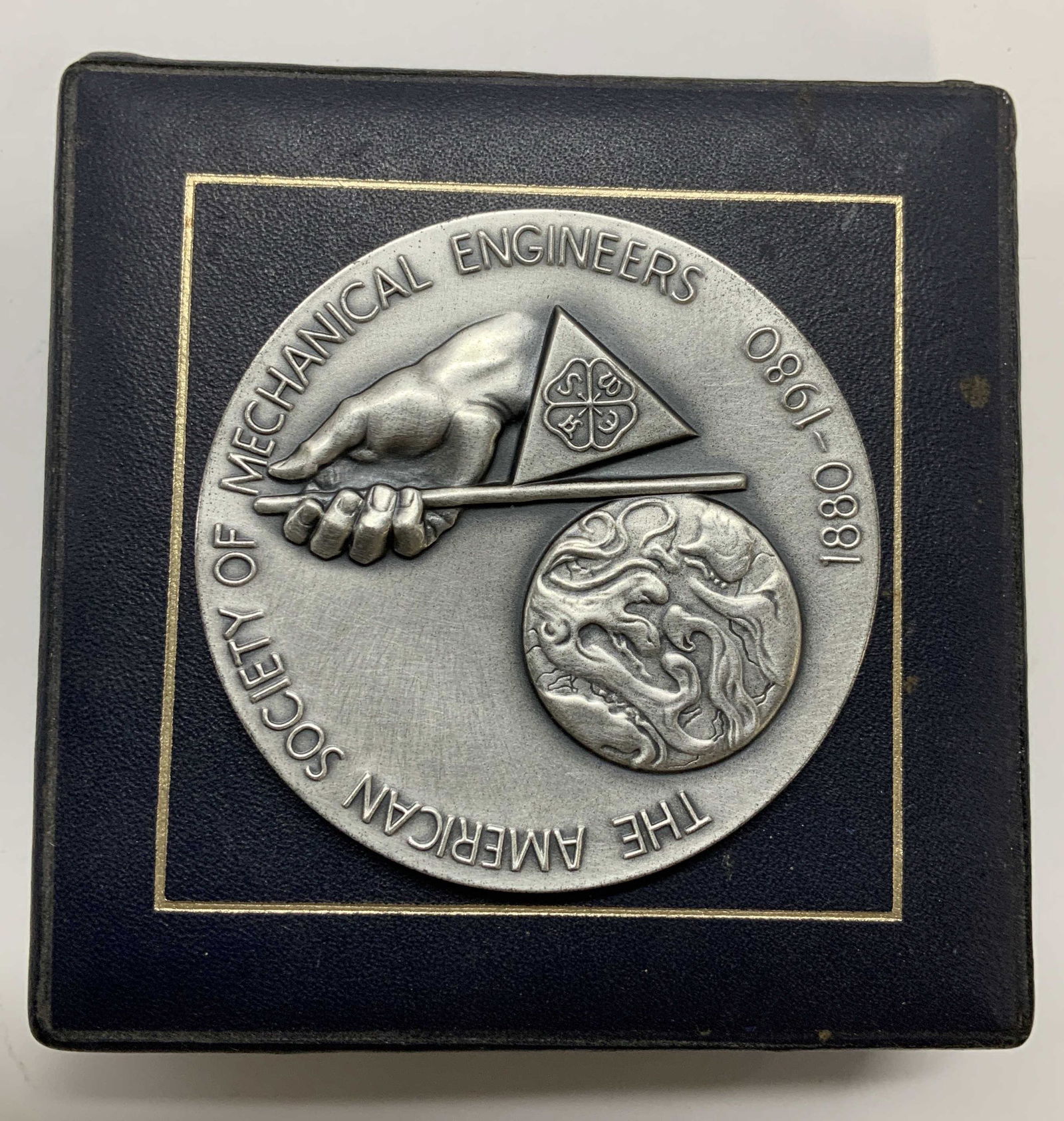 Fine Silver Award Metal In Box, ASME, 1979 (1 of 5)