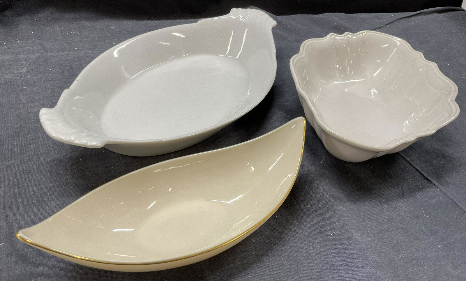Lot 3 Porcelain Serving Dishes, Lenox, More (1 of 6)