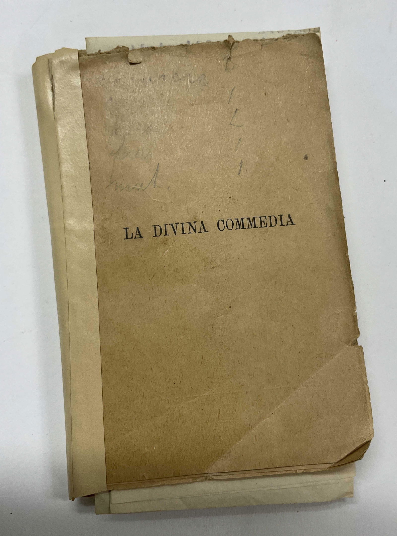Antq La Divina Commedia Purgatorio, Dante, 1906 (1 of 5)