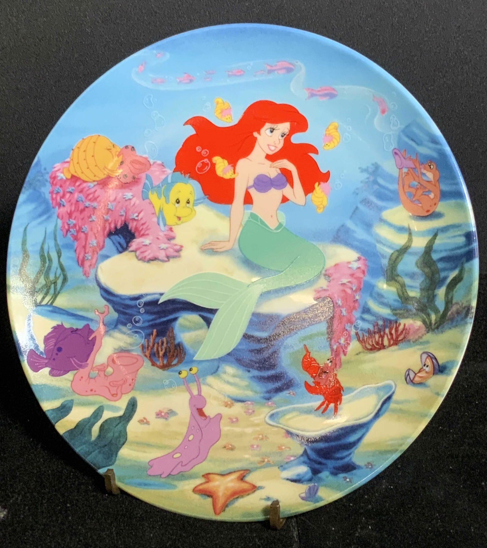 Vntg KNOWLES Ltd Ed Little Mermaid Disney Plate (1 of 7)