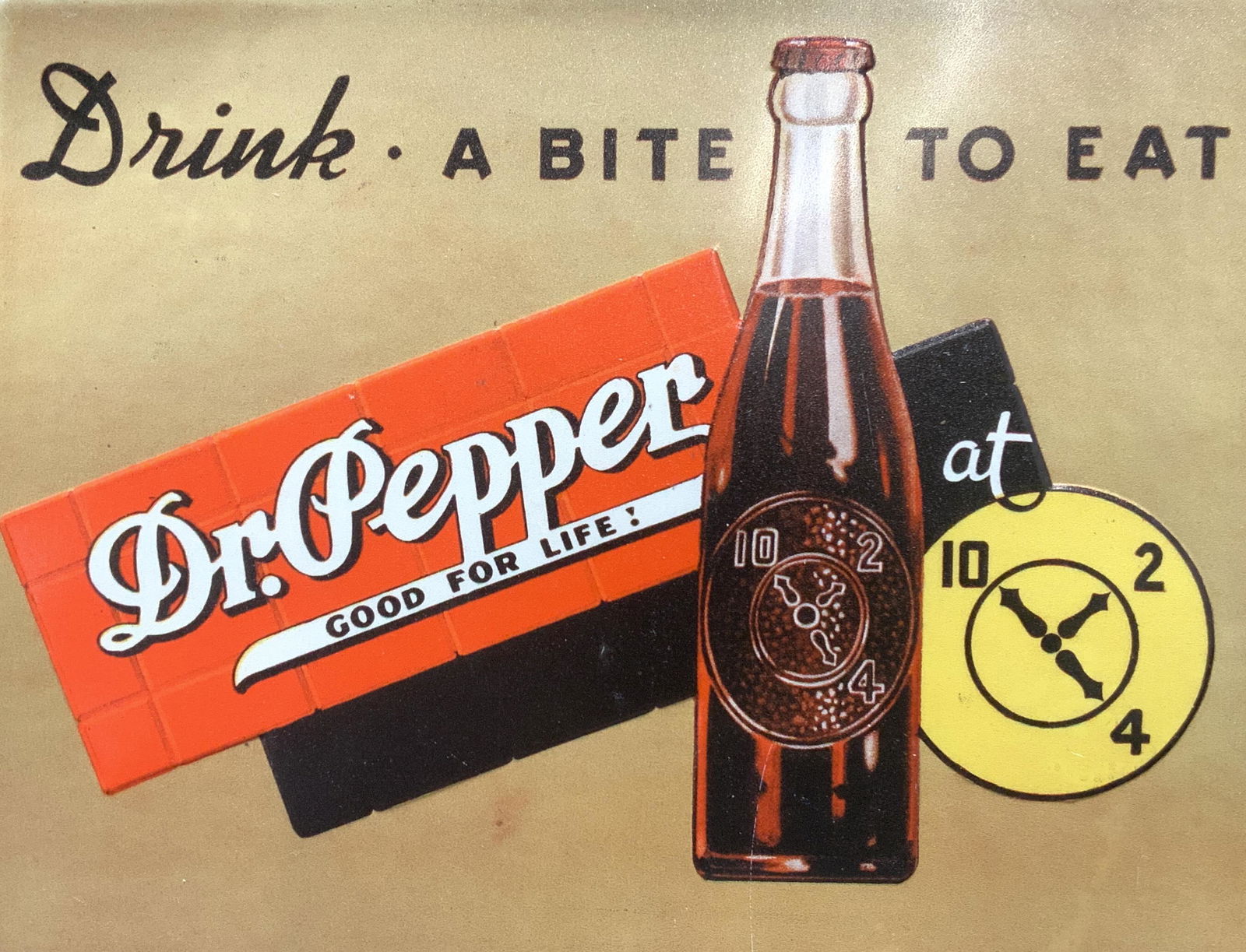 Dr. Pepper Vintage Look Advertisement Sign (1 of 6)