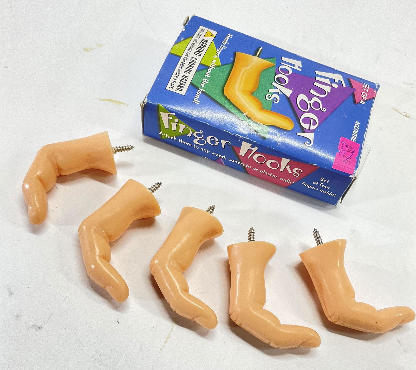 Vintage Finger Hooks , Wall Hooks (1 of 4)