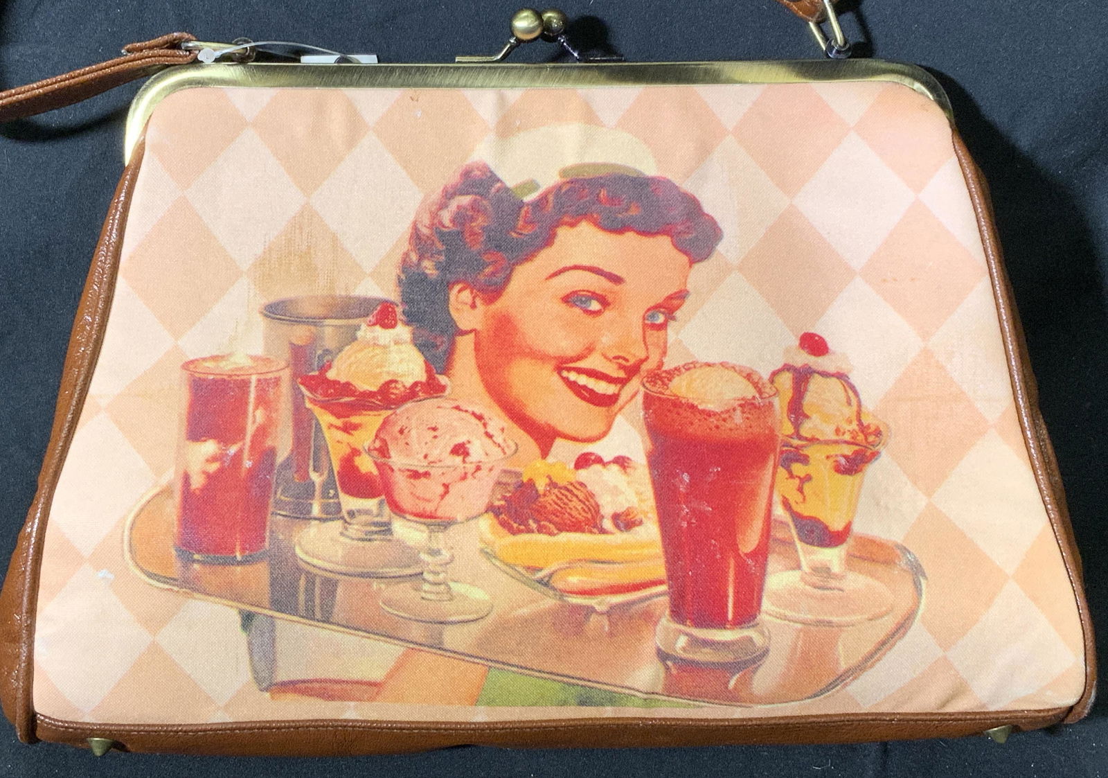 FAR NINE Vintage Retro Style Handbag NWT (1 of 5)