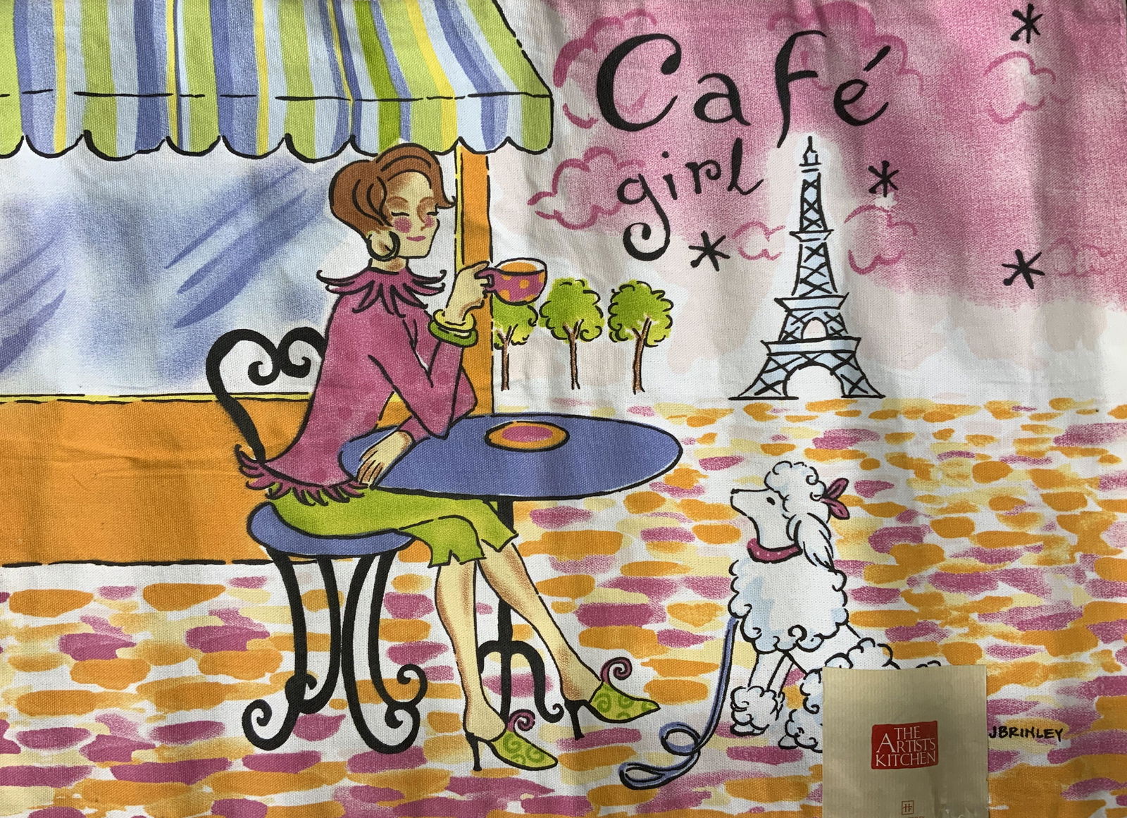 Lot 4 The Artists Kitchen Cafe Girl Placemats (1 of 6)
