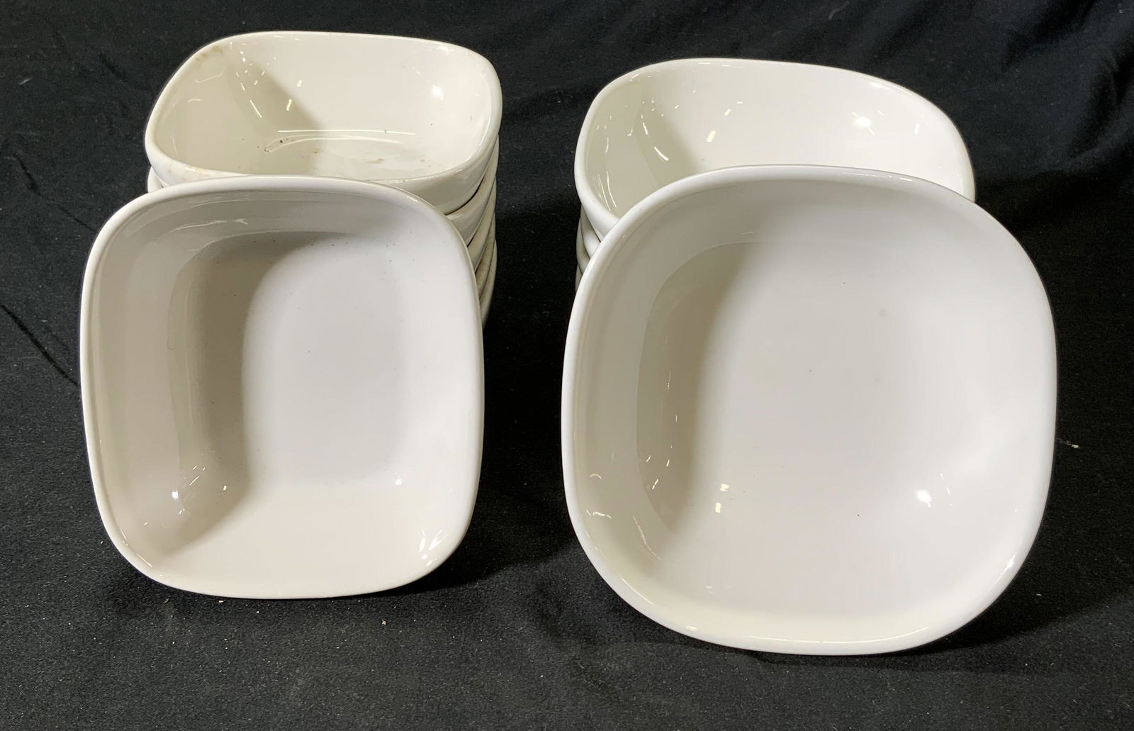Set 11 REGO White Ceramic condiment Dishes (1 of 4)
