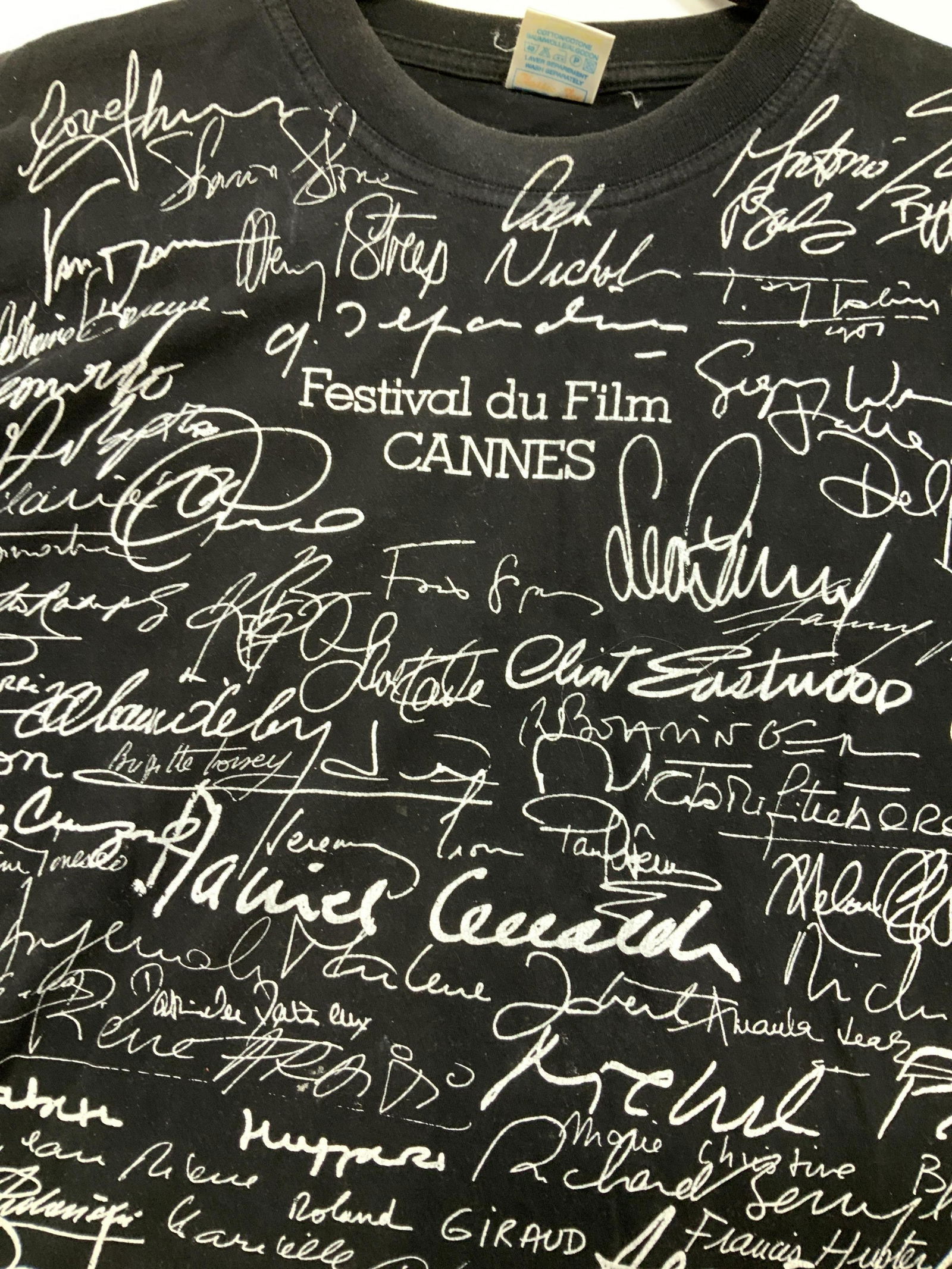 Festival du Film CANNES Vintage Signature T shirt (1 of 5)