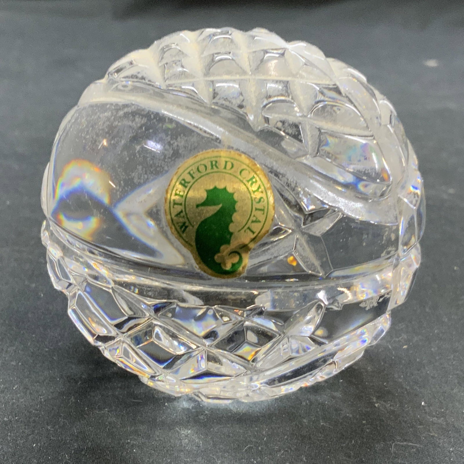 Vintage WATERFORD Cut Crystal Paperweight (1 of 4)