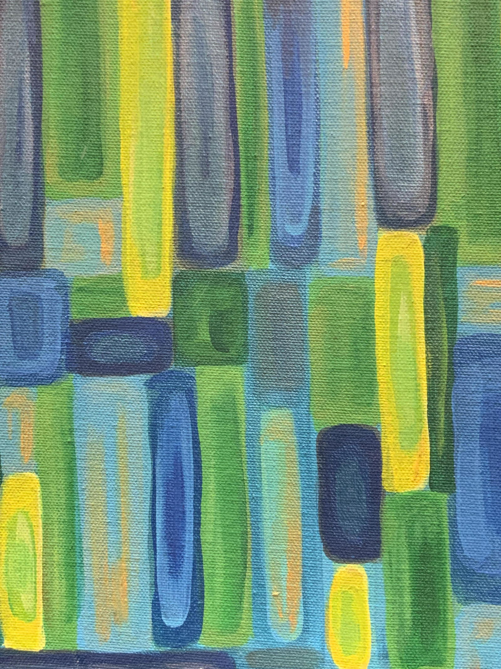 ALYSSE L. HEDRICK Frog Song Abstract Painting (1 of 4)
