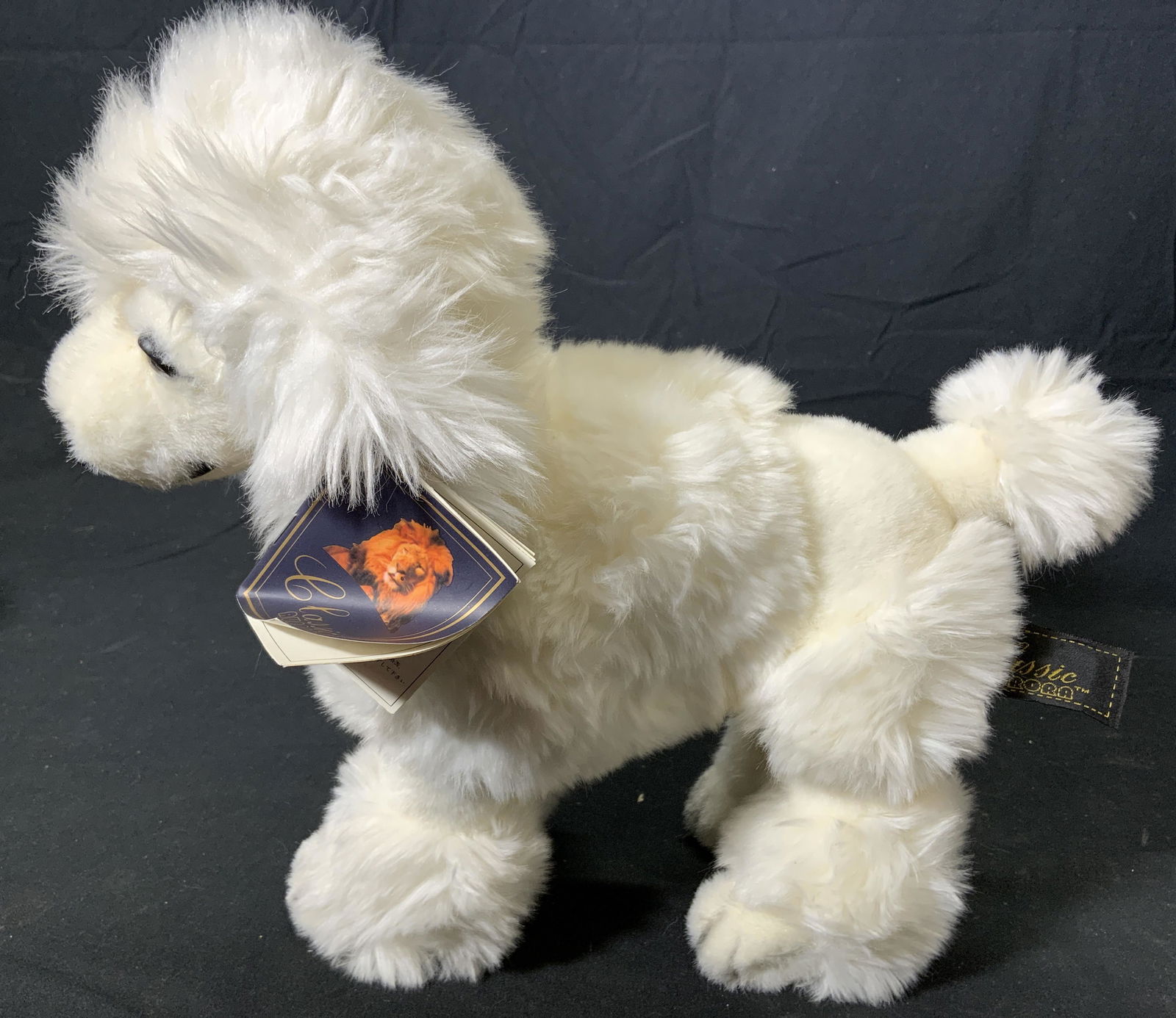 Vintage CLASSIC AURORA White Poodle Stuffed Animal (1 of 5)