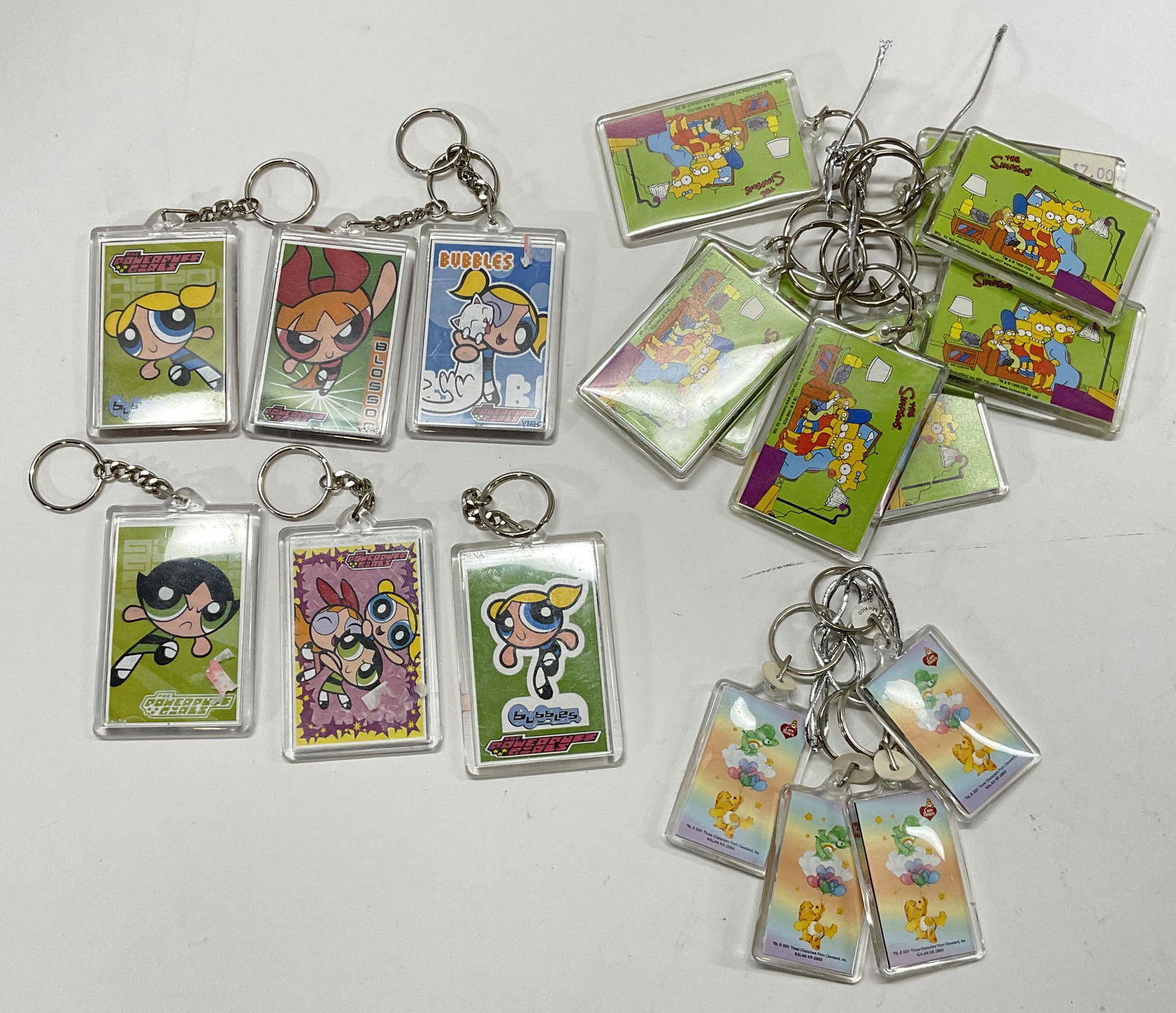 Lot 18 Vintage Cartoon Keychains (1 of 4)