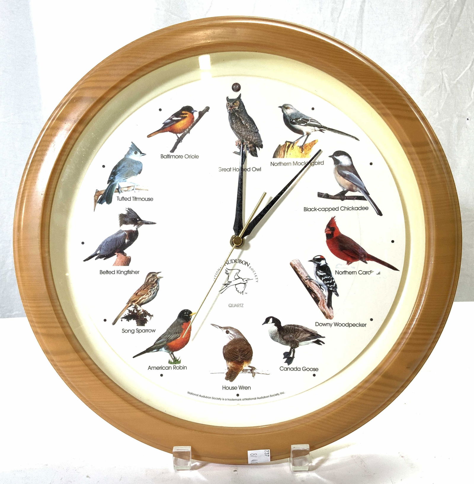 NATIONAL AUDUBON SOCIETY Bird Clock (1 of 7)