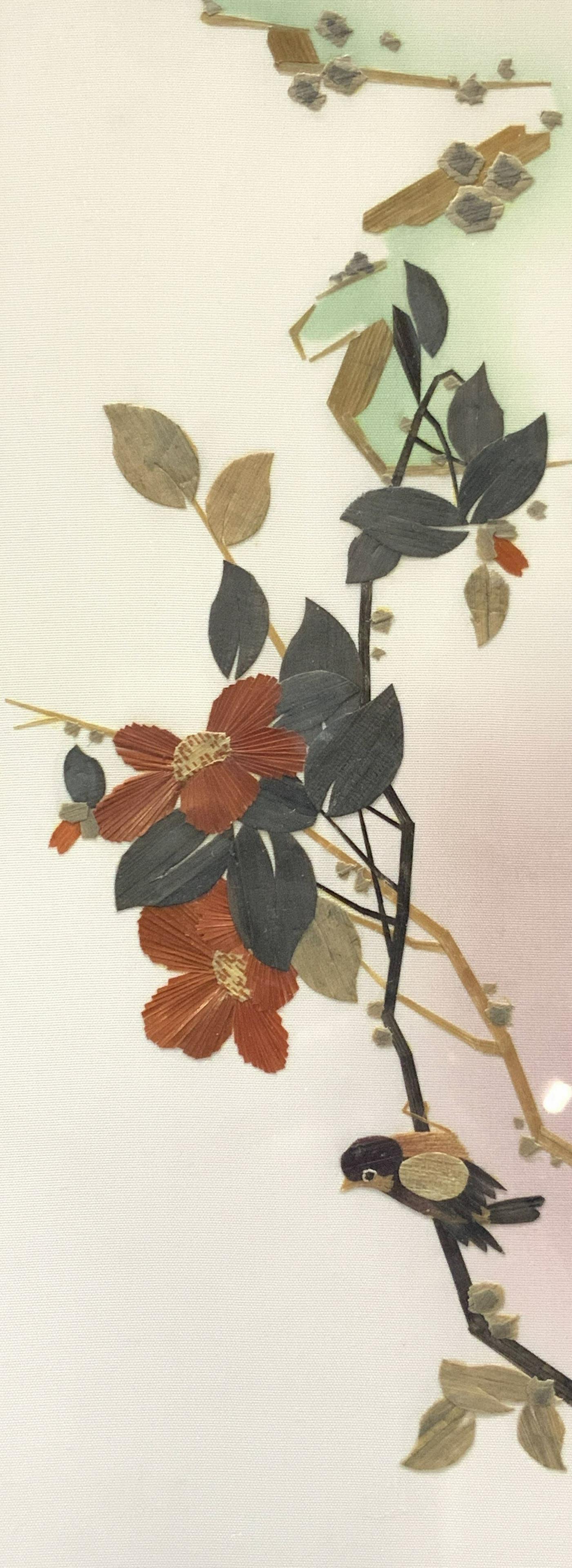 Framed Asian Style Wooden Collage Artwork (1 of 10)